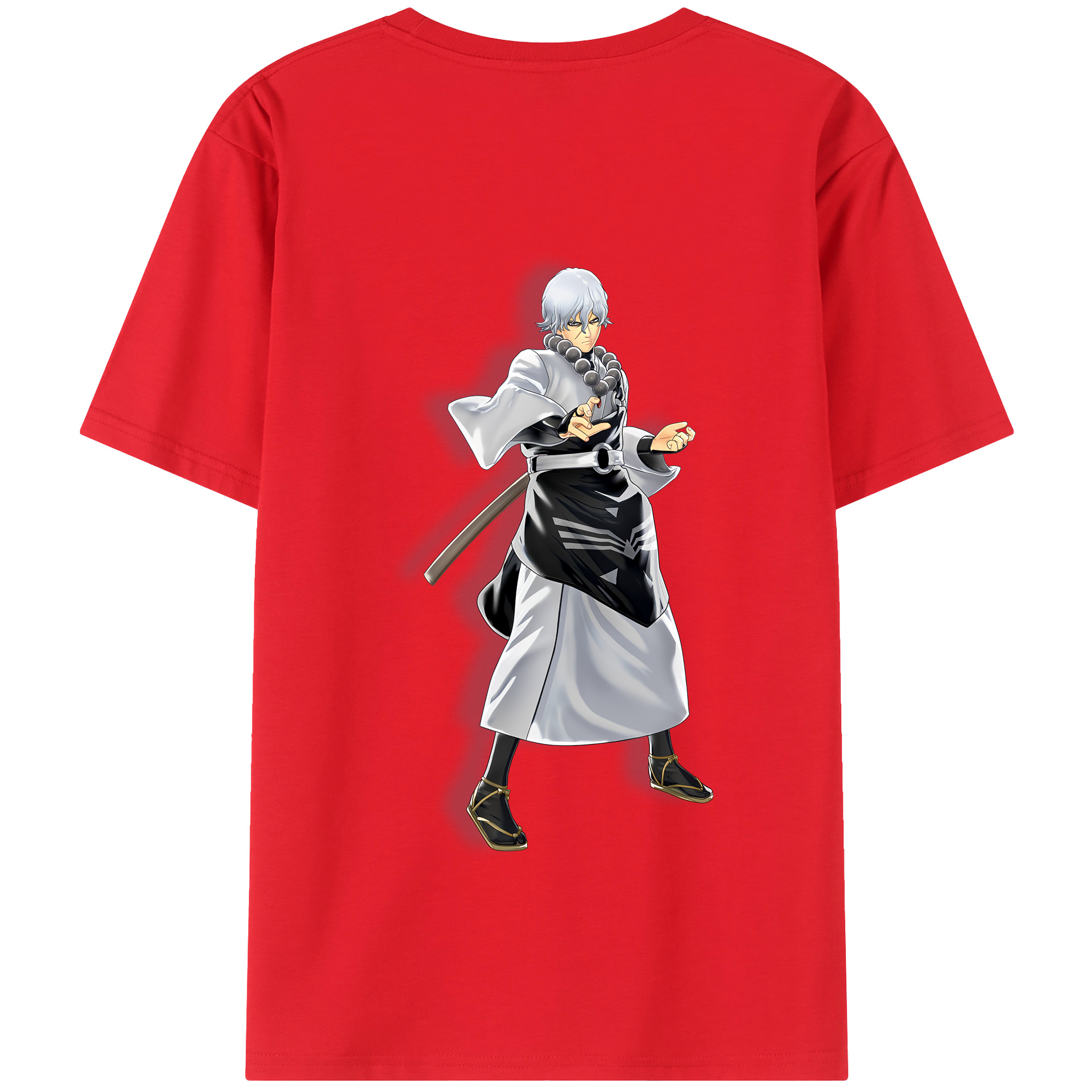 （画像用） ぎんたま 坂田銀時（さかたぎんとき） 神楽 志村新八（しむら しんぱち） GINTAMA Sakata Gintoki Kagura Shimura Shinpachi 綿100％半袖Tシャツ（背面プリント）
