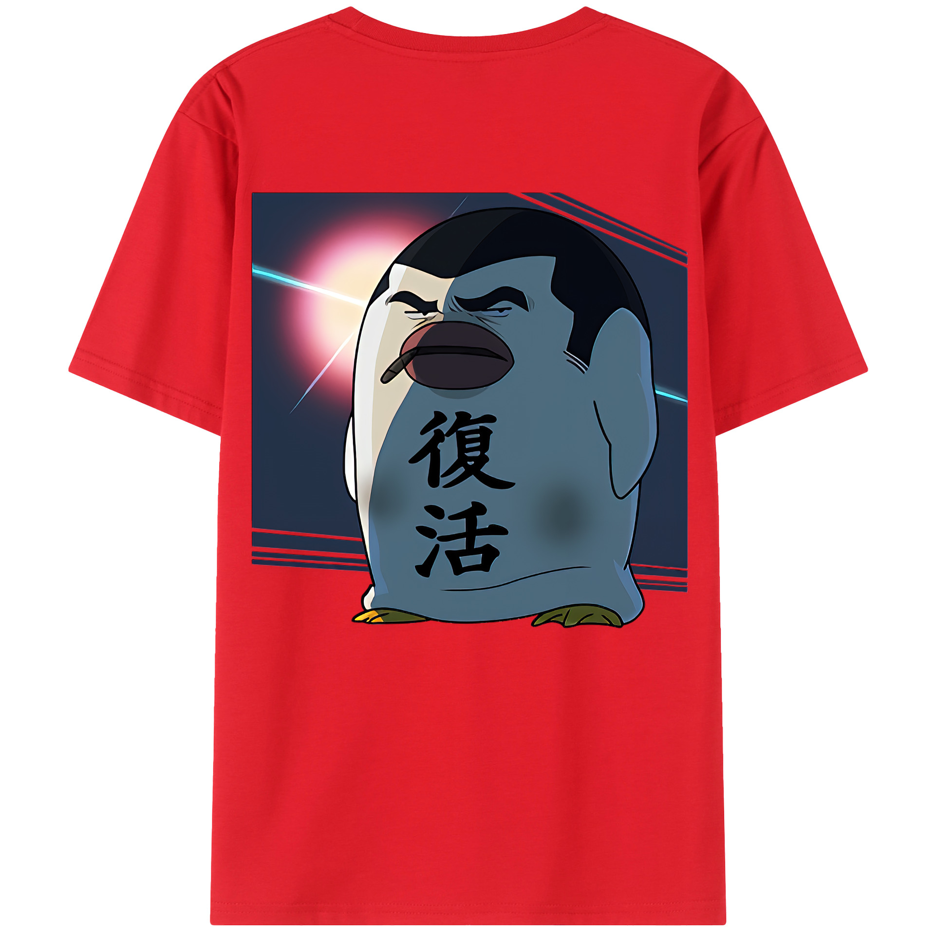 （画像用） ぎんたま 坂田銀時（さかたぎんとき） 神楽 志村新八（しむら しんぱち） GINTAMA Sakata Gintoki Kagura Shimura Shinpachi 綿100％半袖Tシャツ（背面プリント）