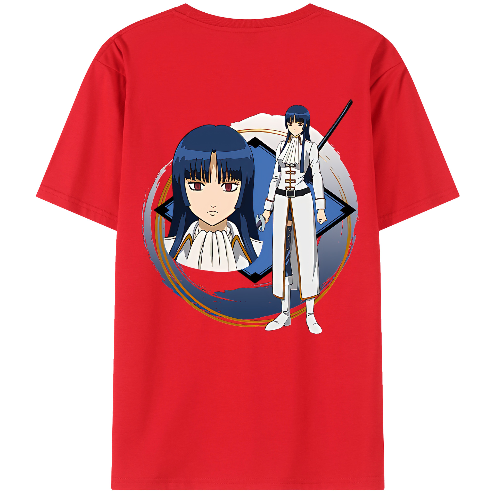 （画像用） ぎんたま 坂田銀時（さかたぎんとき） 神楽 志村新八（しむら しんぱち） GINTAMA Sakata Gintoki Kagura Shimura Shinpachi 綿100％半袖Tシャツ（背面プリント）