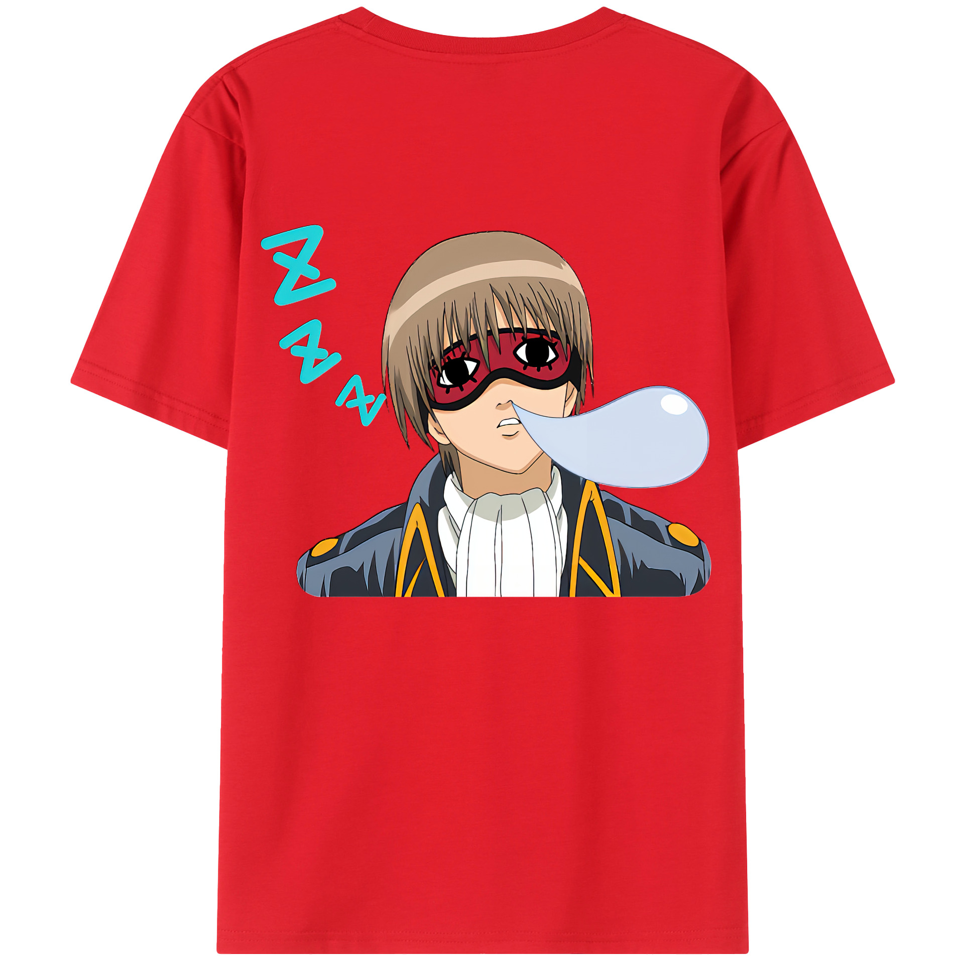 （画像用） ぎんたま 坂田銀時（さかたぎんとき） 神楽 志村新八（しむら しんぱち） GINTAMA Sakata Gintoki Kagura Shimura Shinpachi 綿100％半袖Tシャツ（背面プリント）