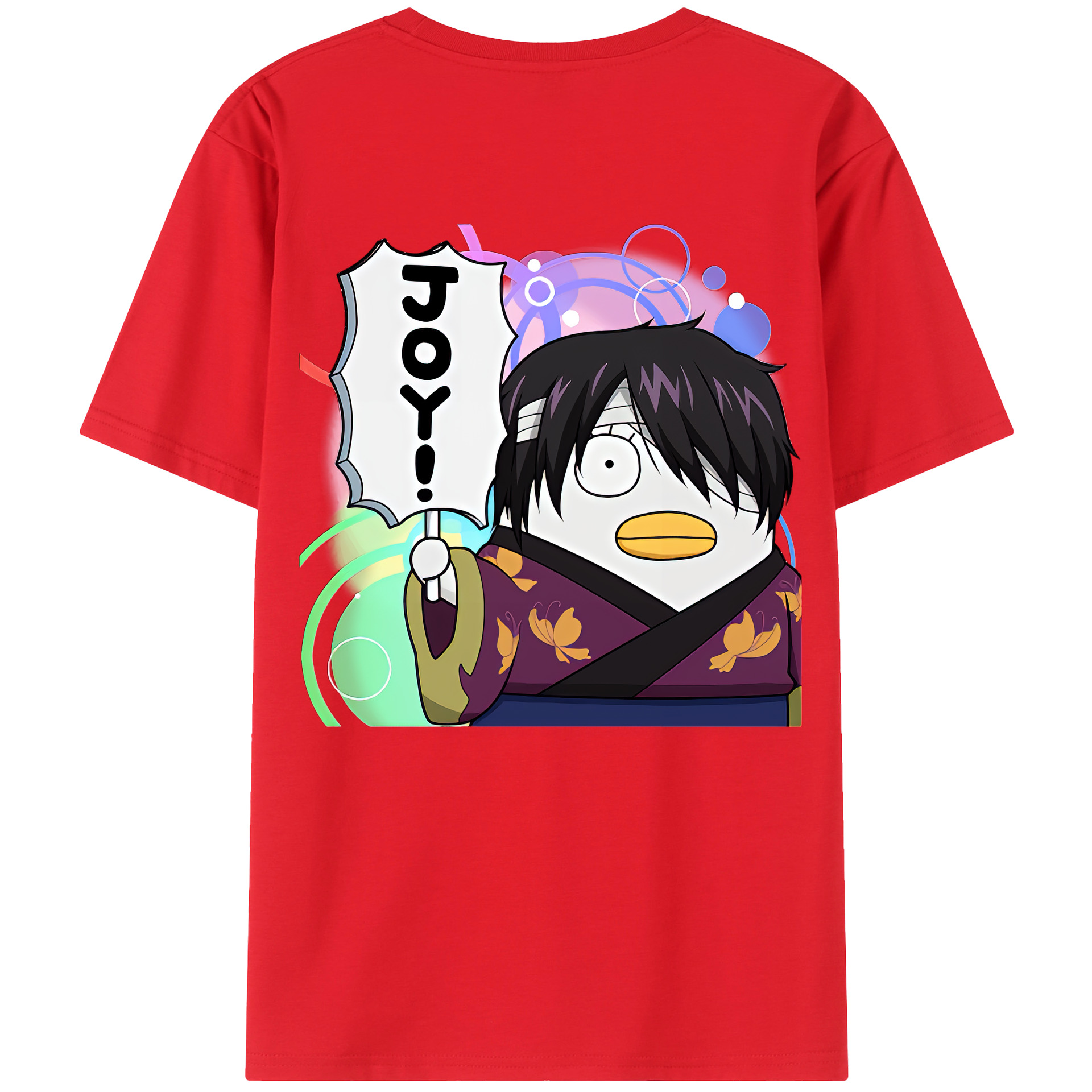 （画像用） ぎんたま 坂田銀時（さかたぎんとき） 神楽 志村新八（しむら しんぱち） GINTAMA Sakata Gintoki Kagura Shimura Shinpachi 綿100％半袖Tシャツ（背面プリント）