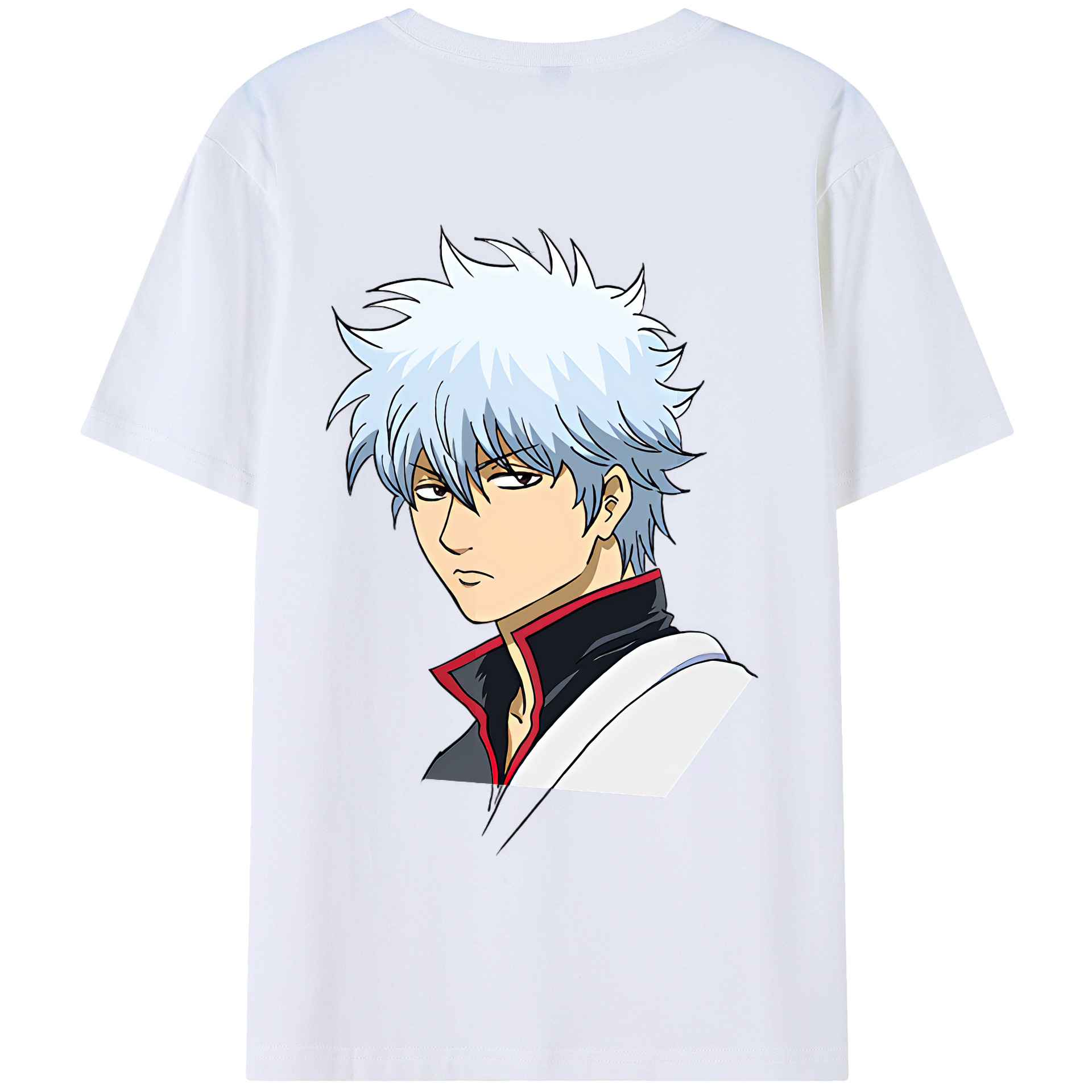 （画像用） ぎんたま 坂田銀時（さかたぎんとき） 神楽 志村新八（しむら しんぱち） GINTAMA Sakata Gintoki Kagura Shimura Shinpachi 綿100％半袖Tシャツ（背面プリント）