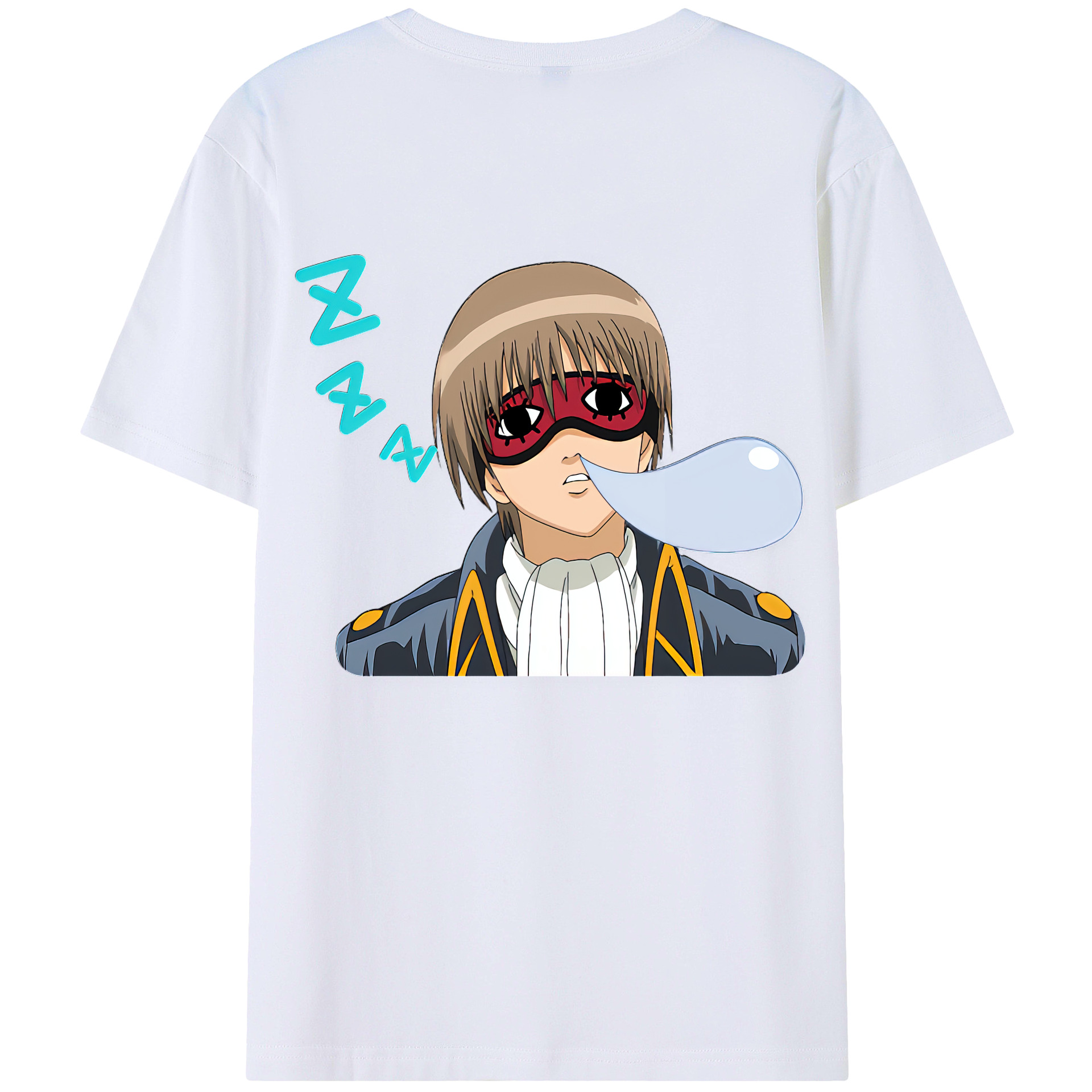 （画像用） ぎんたま 坂田銀時（さかたぎんとき） 神楽 志村新八（しむら しんぱち） GINTAMA Sakata Gintoki Kagura Shimura Shinpachi 綿100％半袖Tシャツ（背面プリント）