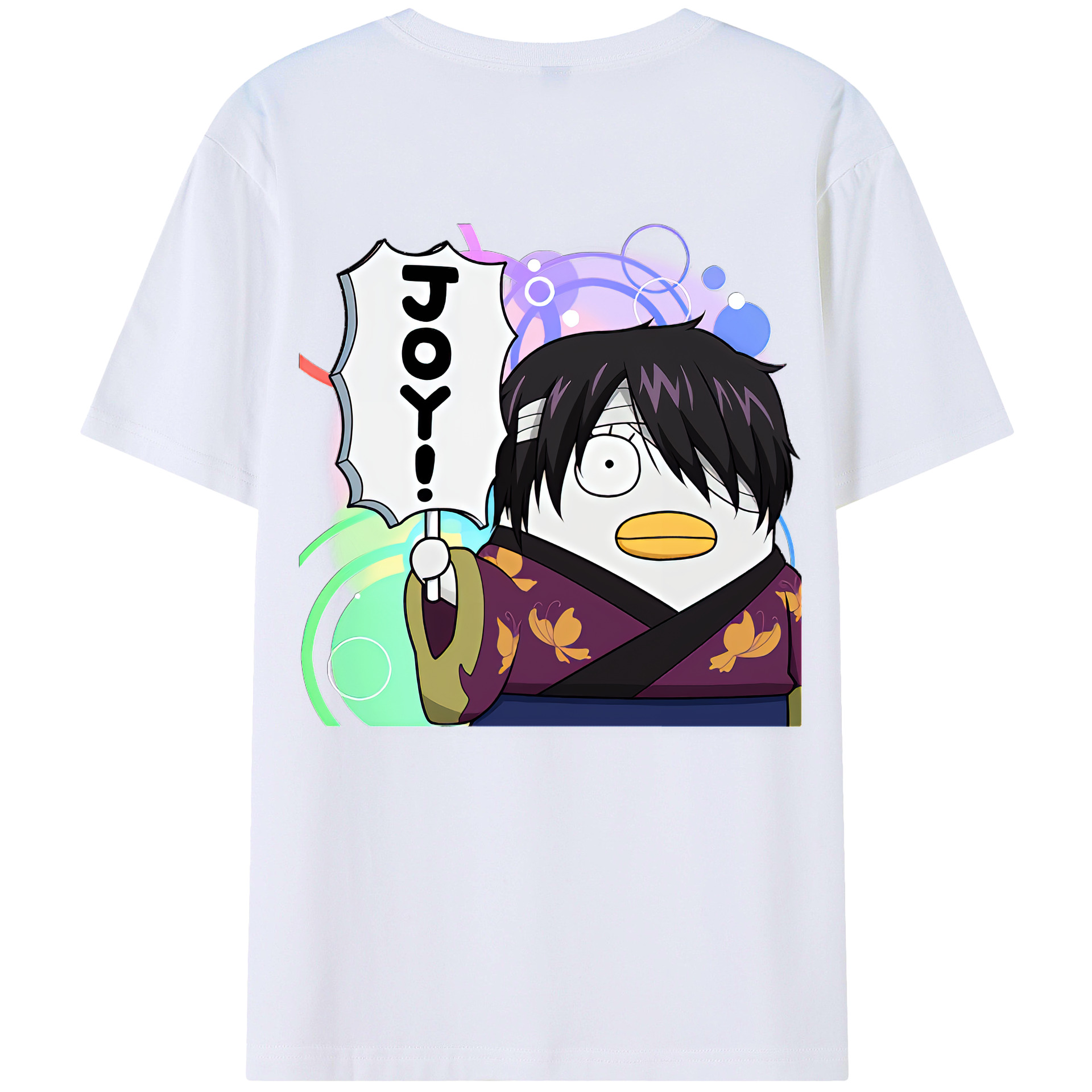 （画像用） ぎんたま 坂田銀時（さかたぎんとき） 神楽 志村新八（しむら しんぱち） GINTAMA Sakata Gintoki Kagura Shimura Shinpachi 綿100％半袖Tシャツ（背面プリント）