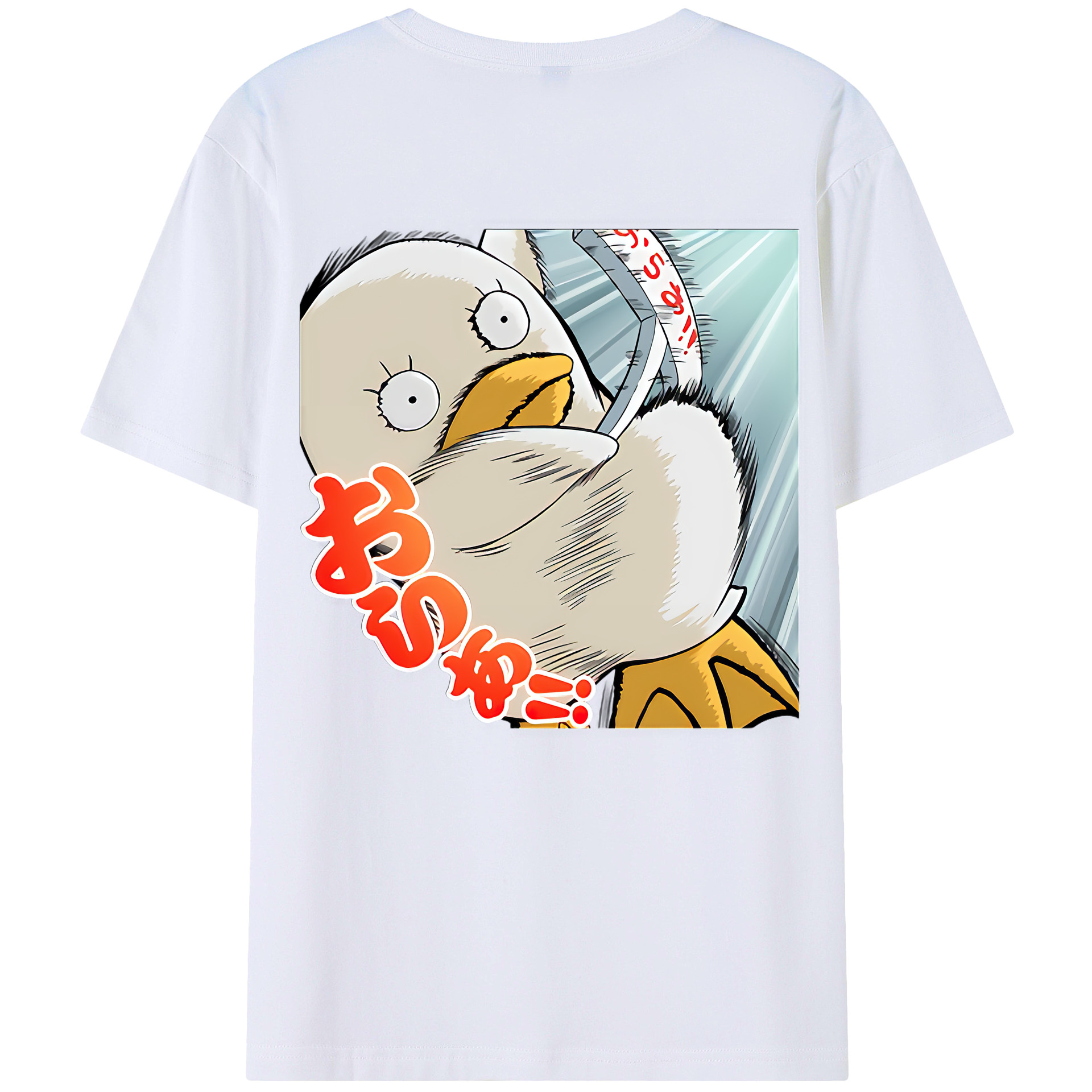 （画像用） ぎんたま 坂田銀時（さかたぎんとき） 神楽 志村新八（しむら しんぱち） GINTAMA Sakata Gintoki Kagura Shimura Shinpachi 綿100％半袖Tシャツ（背面プリント）