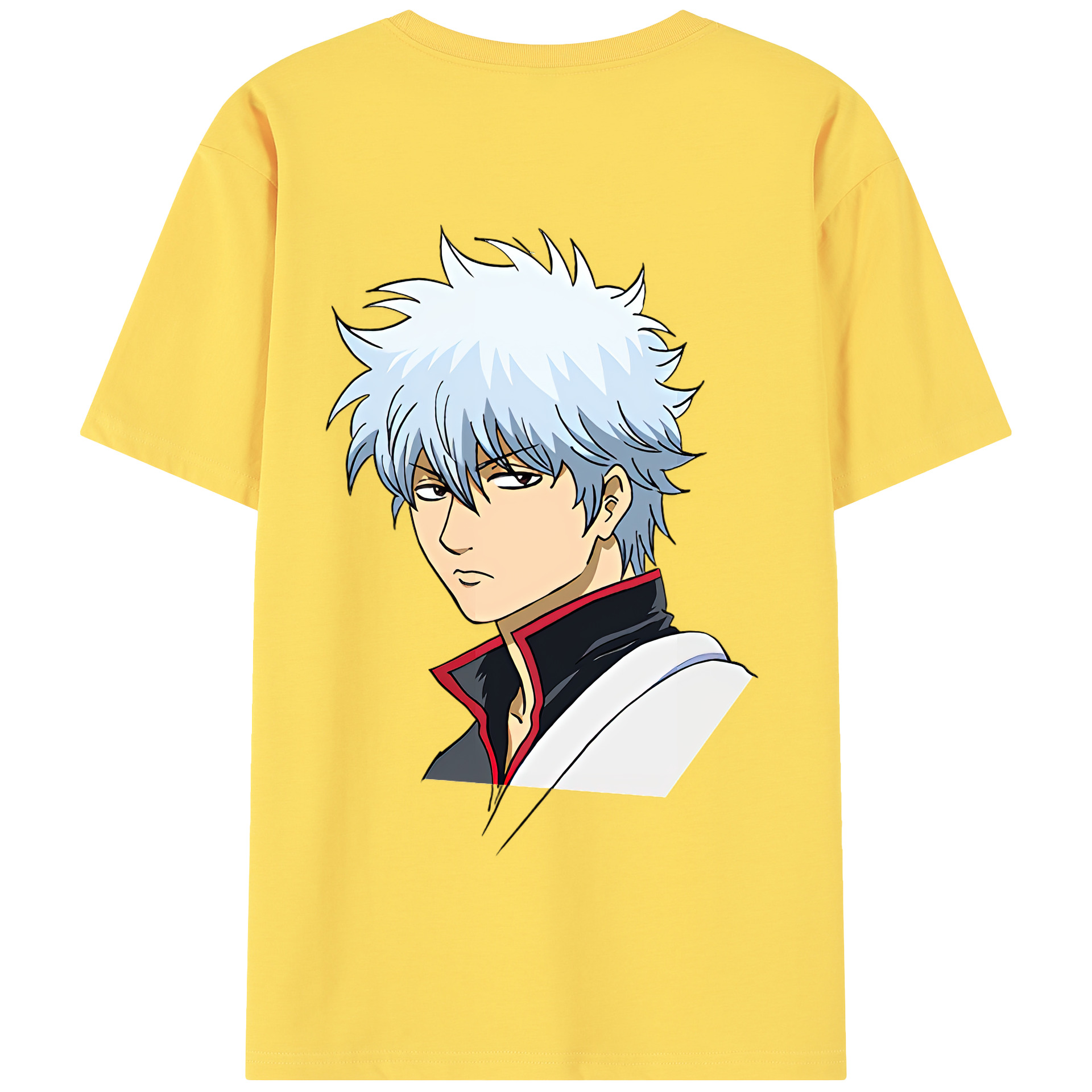 （画像用） ぎんたま 坂田銀時（さかたぎんとき） 神楽 志村新八（しむら しんぱち） GINTAMA Sakata Gintoki Kagura Shimura Shinpachi 綿100％半袖Tシャツ（背面プリント）