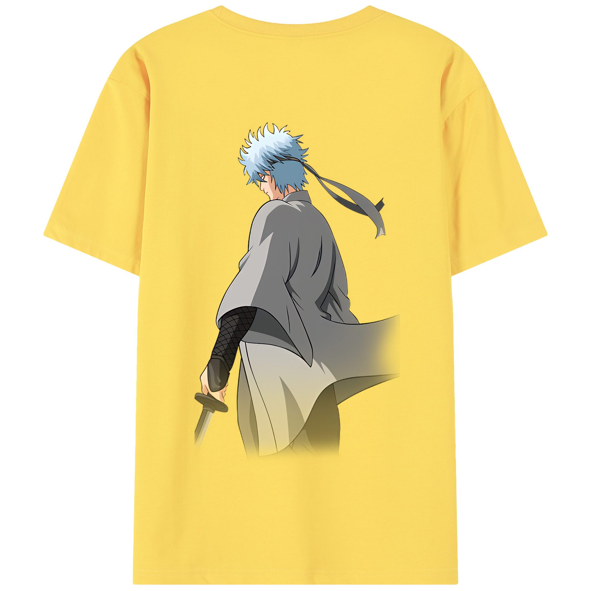 （画像用） ぎんたま 坂田銀時（さかたぎんとき） 神楽 志村新八（しむら しんぱち） GINTAMA Sakata Gintoki Kagura Shimura Shinpachi 綿100％半袖Tシャツ（背面プリント）