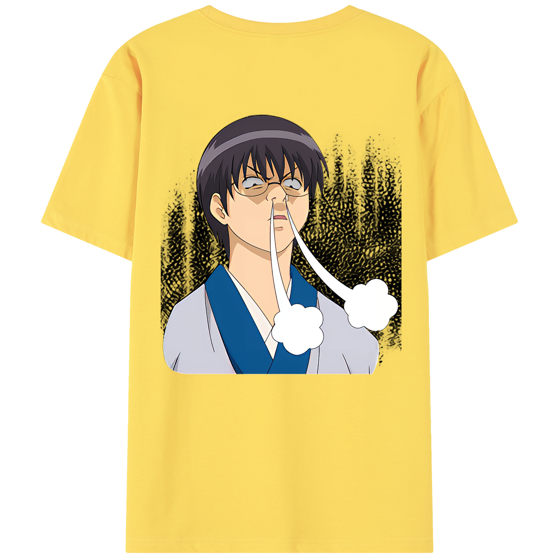 （画像用） ぎんたま 坂田銀時（さかたぎんとき） 神楽 志村新八（しむら しんぱち） GINTAMA Sakata Gintoki Kagura Shimura Shinpachi 綿100％半袖Tシャツ（背面プリント）