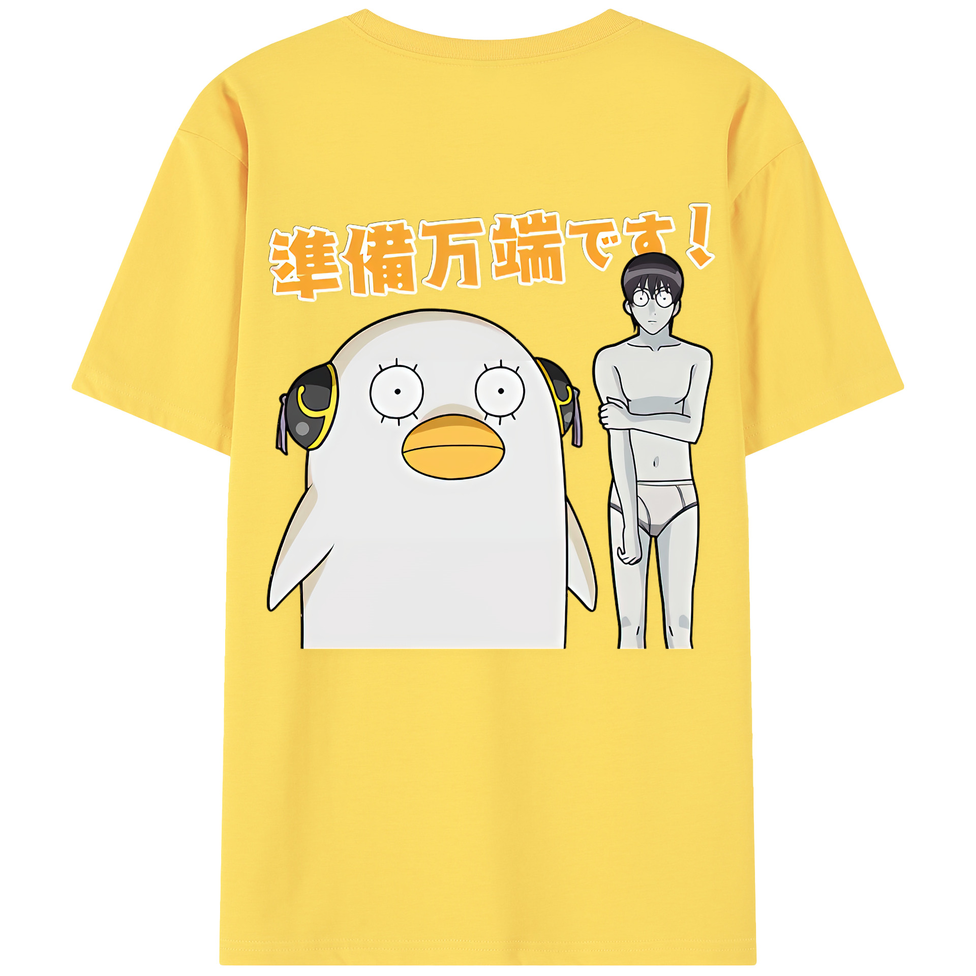 （画像用） ぎんたま 坂田銀時（さかたぎんとき） 神楽 志村新八（しむら しんぱち） GINTAMA Sakata Gintoki Kagura Shimura Shinpachi 綿100％半袖Tシャツ（背面プリント）