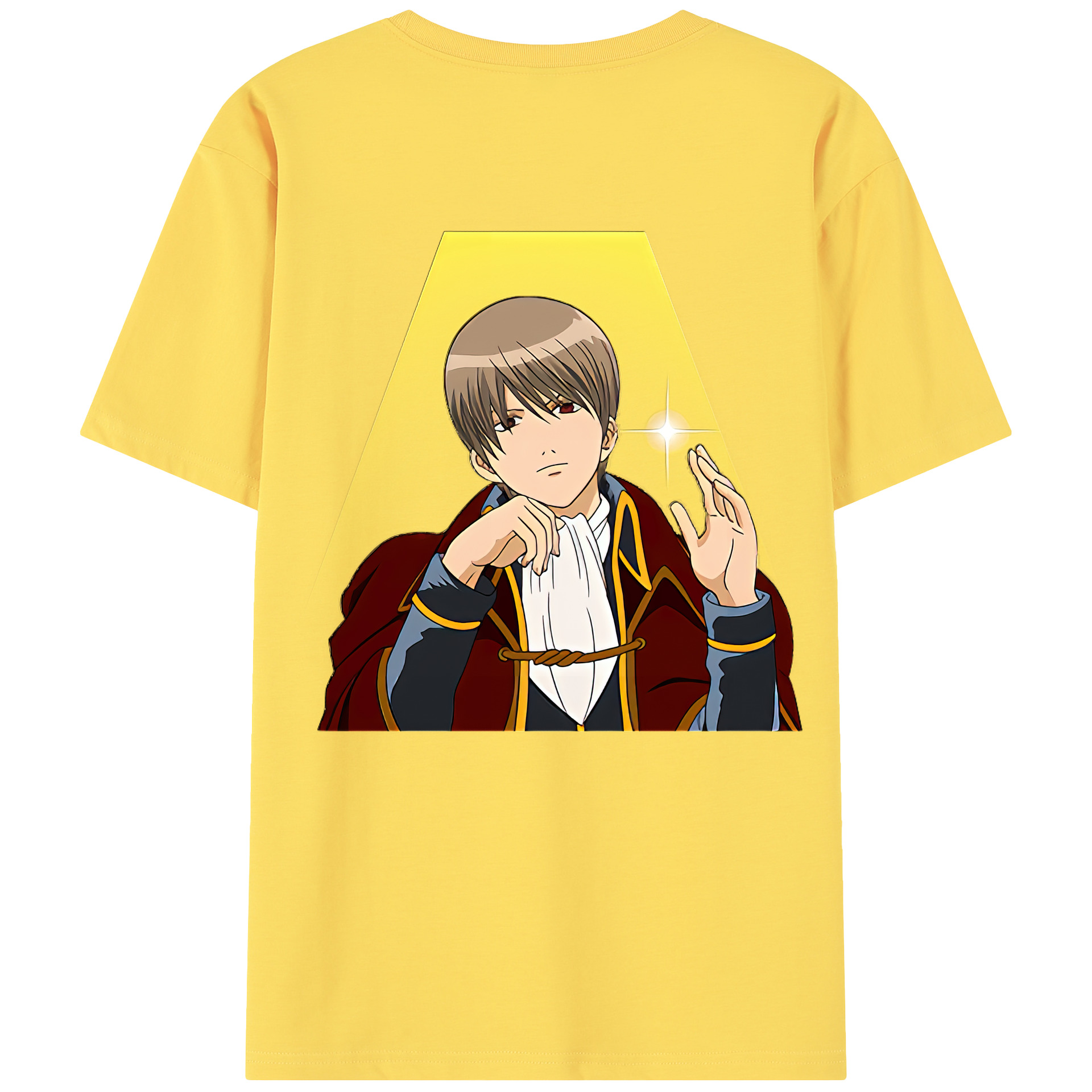 （画像用） ぎんたま 坂田銀時（さかたぎんとき） 神楽 志村新八（しむら しんぱち） GINTAMA Sakata Gintoki Kagura Shimura Shinpachi 綿100％半袖Tシャツ（背面プリント）
