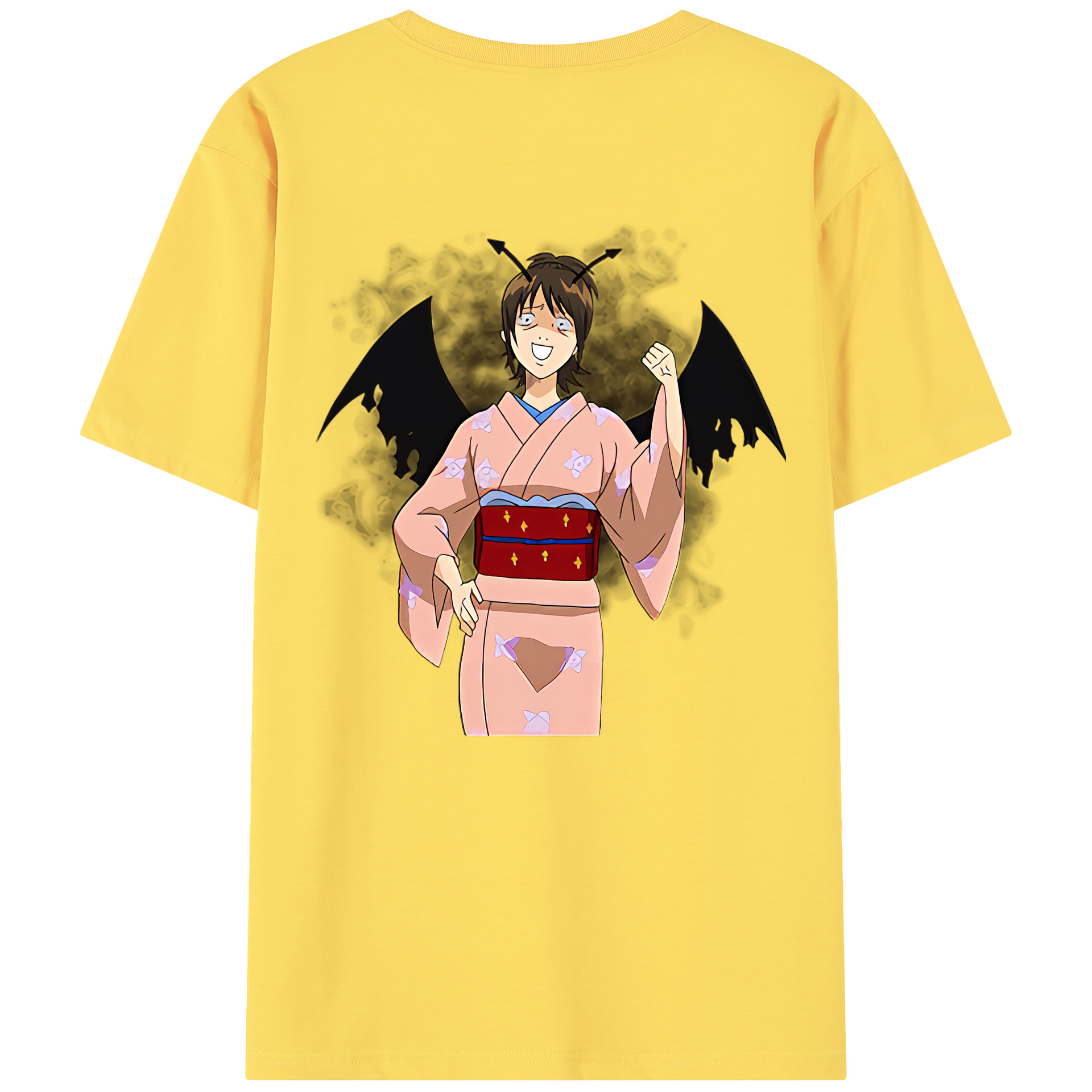（画像用） ぎんたま 坂田銀時（さかたぎんとき） 神楽 志村新八（しむら しんぱち） GINTAMA Sakata Gintoki Kagura Shimura Shinpachi 綿100％半袖Tシャツ（背面プリント）