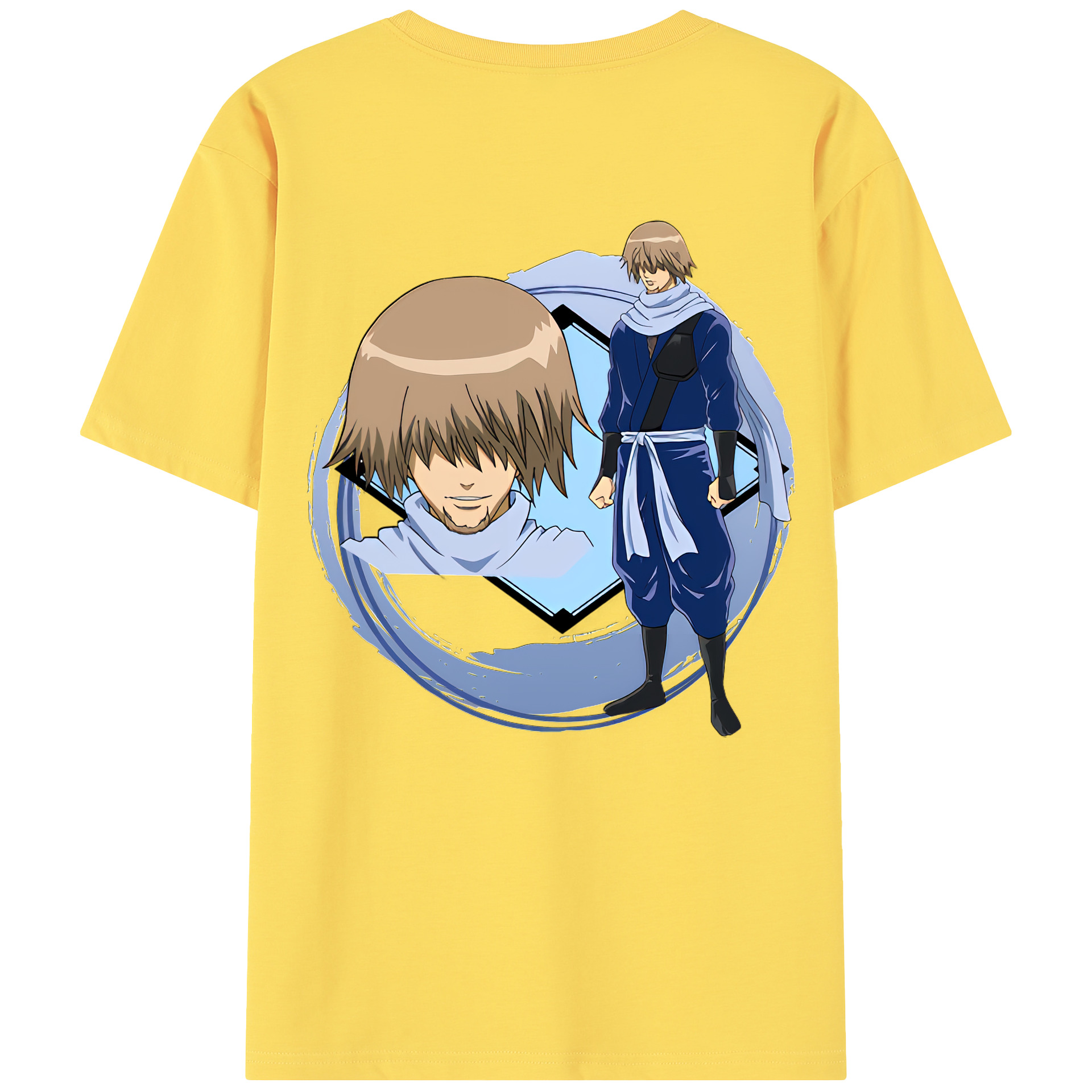 （画像用） ぎんたま 坂田銀時（さかたぎんとき） 神楽 志村新八（しむら しんぱち） GINTAMA Sakata Gintoki Kagura Shimura Shinpachi 綿100％半袖Tシャツ（背面プリント）
