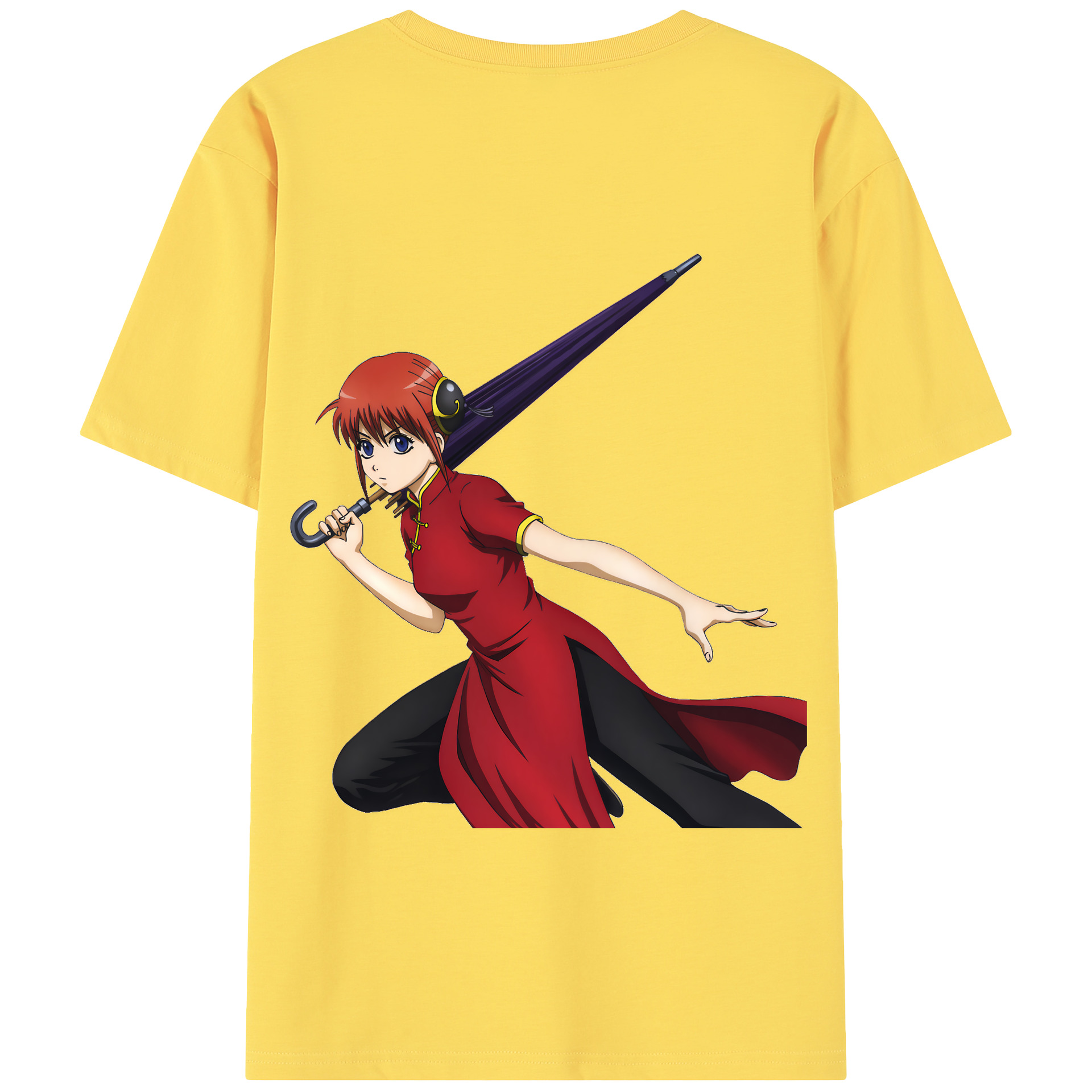 （画像用） ぎんたま 坂田銀時（さかたぎんとき） 神楽 志村新八（しむら しんぱち） GINTAMA Sakata Gintoki Kagura Shimura Shinpachi 綿100％半袖Tシャツ（背面プリント）