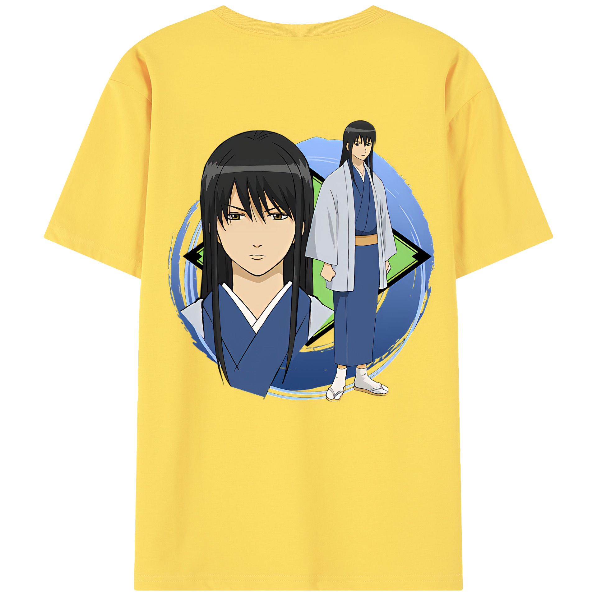 （画像用） ぎんたま 坂田銀時（さかたぎんとき） 神楽 志村新八（しむら しんぱち） GINTAMA Sakata Gintoki Kagura Shimura Shinpachi 綿100％半袖Tシャツ（背面プリント）