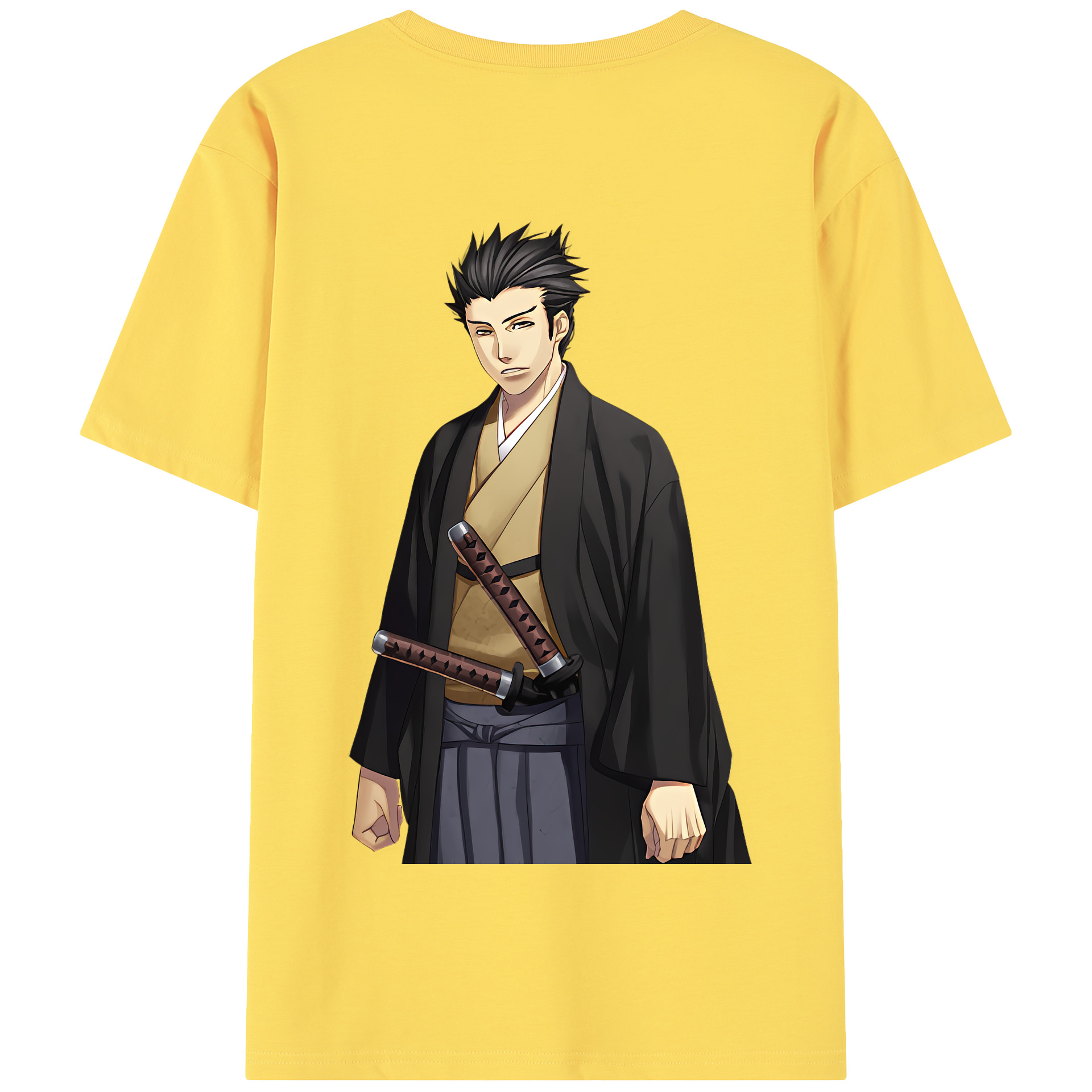 （画像用） ぎんたま 坂田銀時（さかたぎんとき） 神楽 志村新八（しむら しんぱち） GINTAMA Sakata Gintoki Kagura Shimura Shinpachi 綿100％半袖Tシャツ（背面プリント）