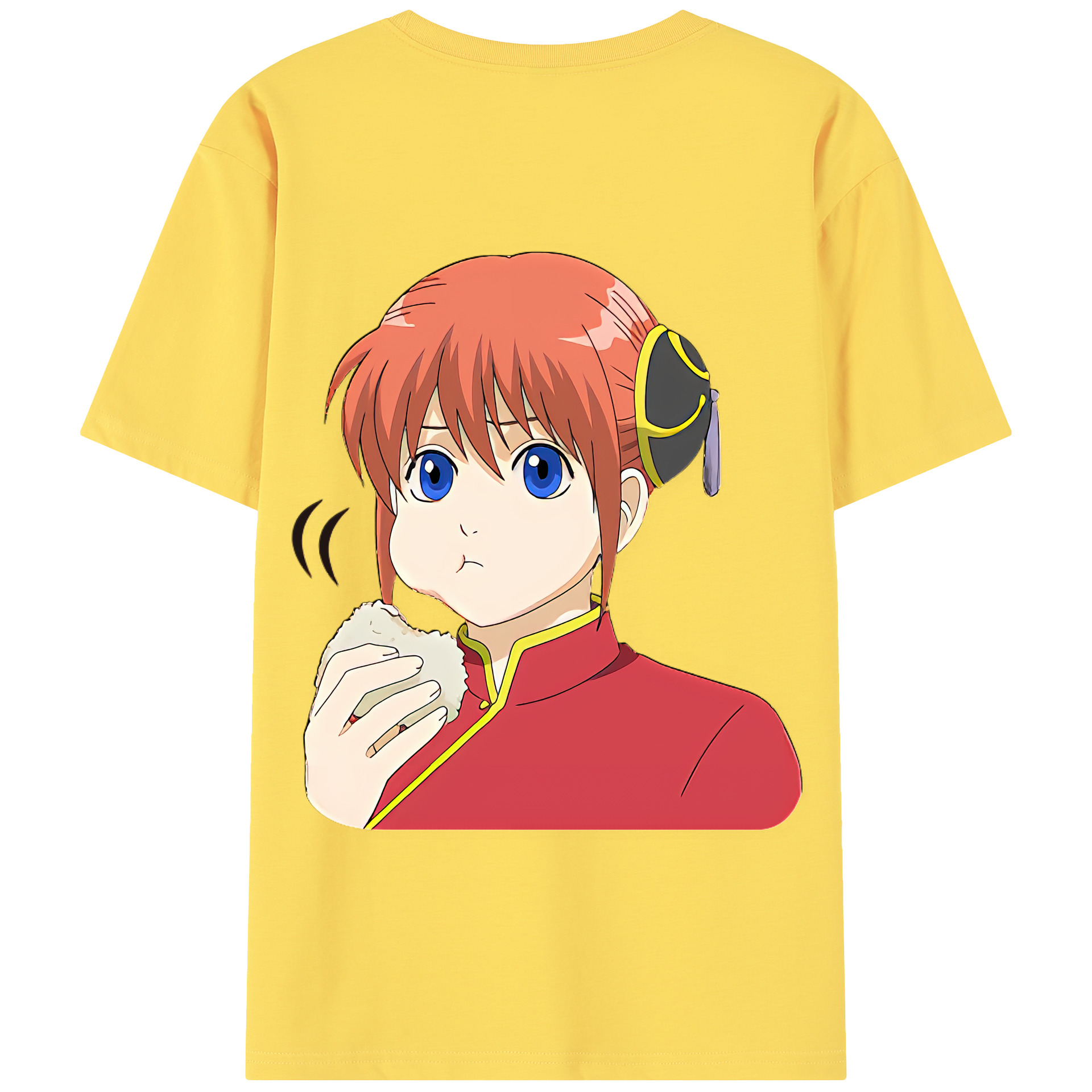 （画像用） ぎんたま 坂田銀時（さかたぎんとき） 神楽 志村新八（しむら しんぱち） GINTAMA Sakata Gintoki Kagura Shimura Shinpachi 綿100％半袖Tシャツ（背面プリント）