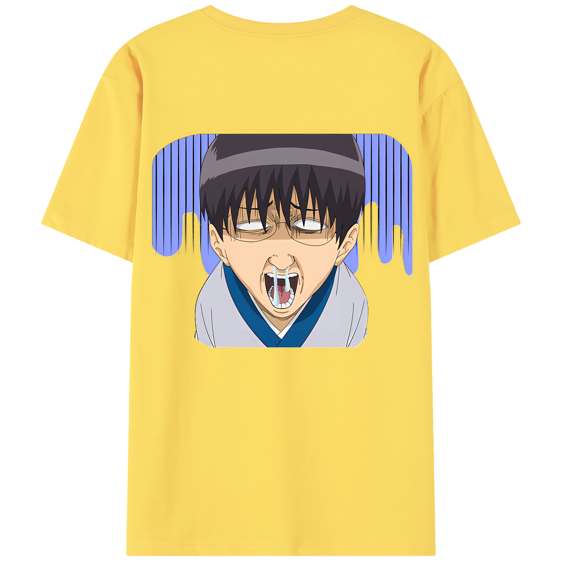 （画像用） ぎんたま 坂田銀時（さかたぎんとき） 神楽 志村新八（しむら しんぱち） GINTAMA Sakata Gintoki Kagura Shimura Shinpachi 綿100％半袖Tシャツ（背面プリント）