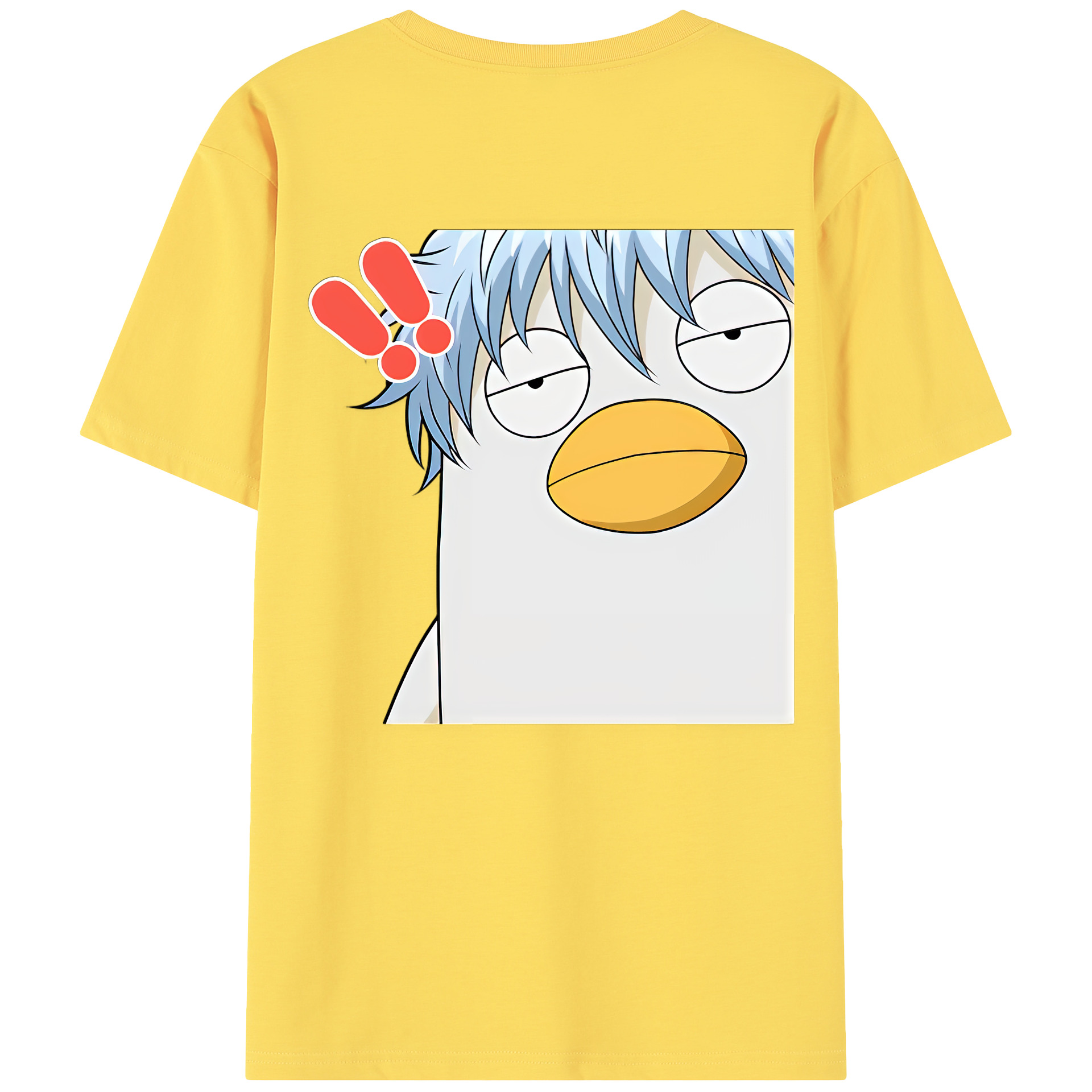 （画像用） ぎんたま 坂田銀時（さかたぎんとき） 神楽 志村新八（しむら しんぱち） GINTAMA Sakata Gintoki Kagura Shimura Shinpachi 綿100％半袖Tシャツ（背面プリント）