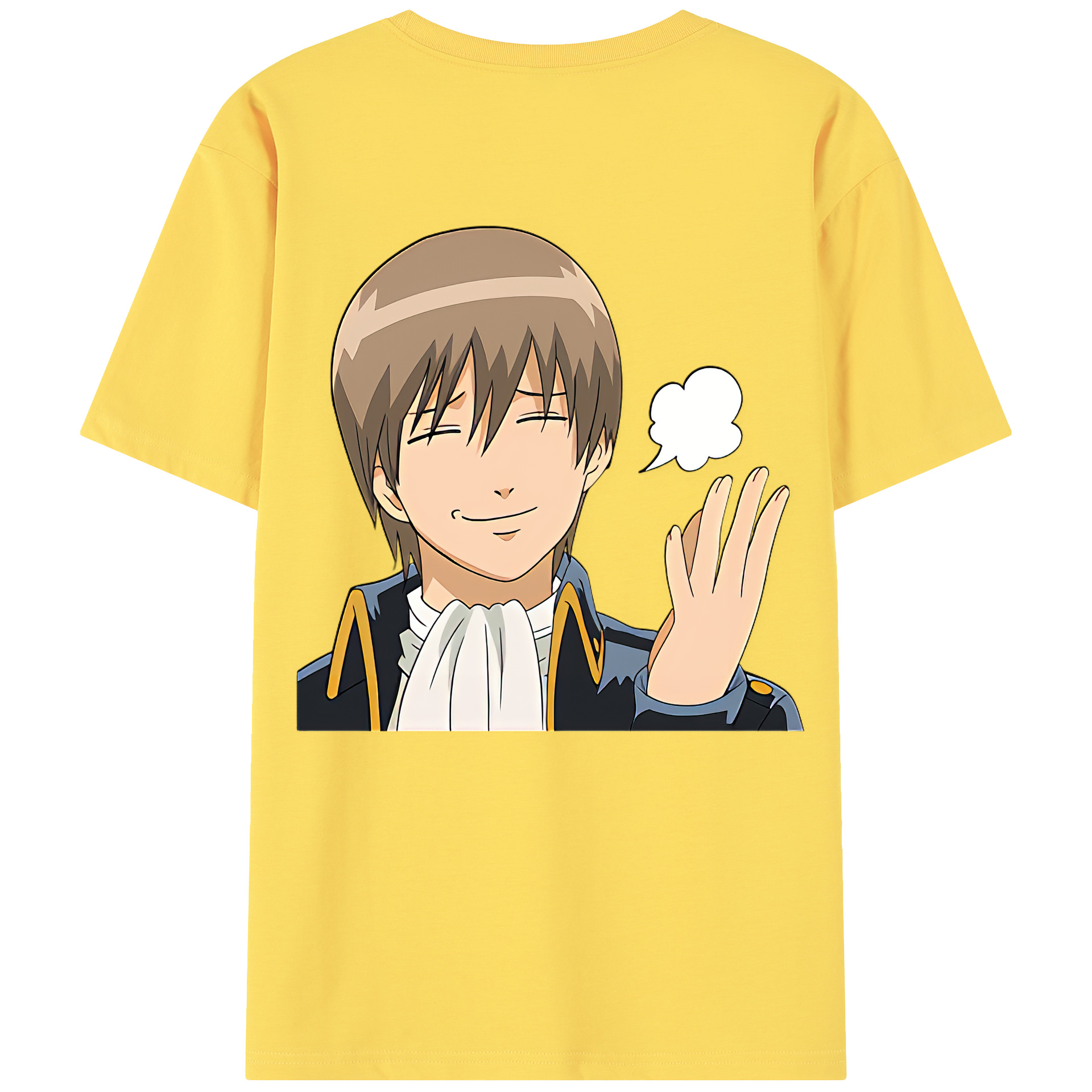 （画像用） ぎんたま 坂田銀時（さかたぎんとき） 神楽 志村新八（しむら しんぱち） GINTAMA Sakata Gintoki Kagura Shimura Shinpachi 綿100％半袖Tシャツ（背面プリント）