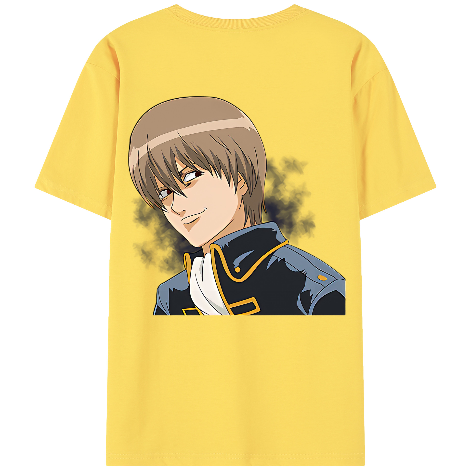 （画像用） ぎんたま 坂田銀時（さかたぎんとき） 神楽 志村新八（しむら しんぱち） GINTAMA Sakata Gintoki Kagura Shimura Shinpachi 綿100％半袖Tシャツ（背面プリント）