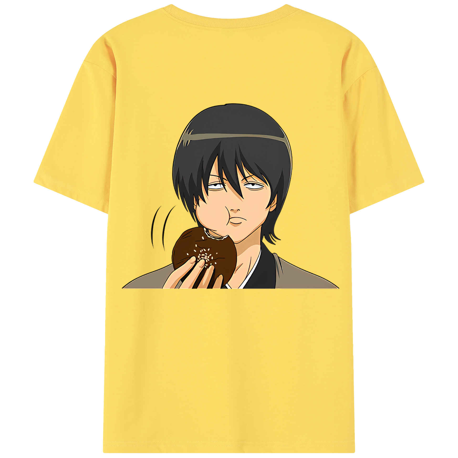 （画像用） ぎんたま 坂田銀時（さかたぎんとき） 神楽 志村新八（しむら しんぱち） GINTAMA Sakata Gintoki Kagura Shimura Shinpachi 綿100％半袖Tシャツ（背面プリント）