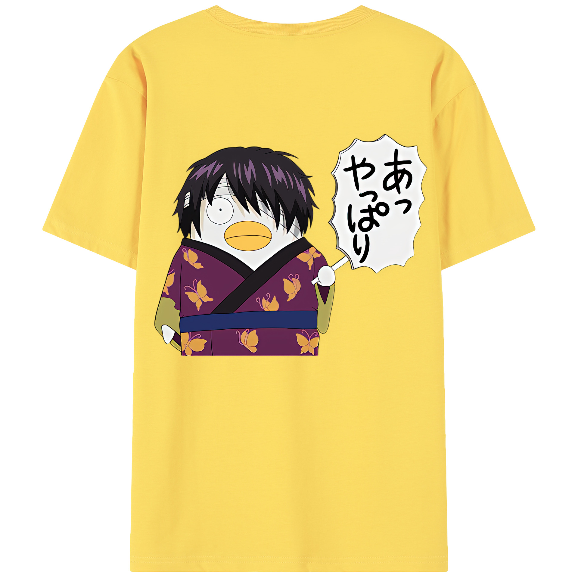 （画像用） ぎんたま 坂田銀時（さかたぎんとき） 神楽 志村新八（しむら しんぱち） GINTAMA Sakata Gintoki Kagura Shimura Shinpachi 綿100％半袖Tシャツ（背面プリント）