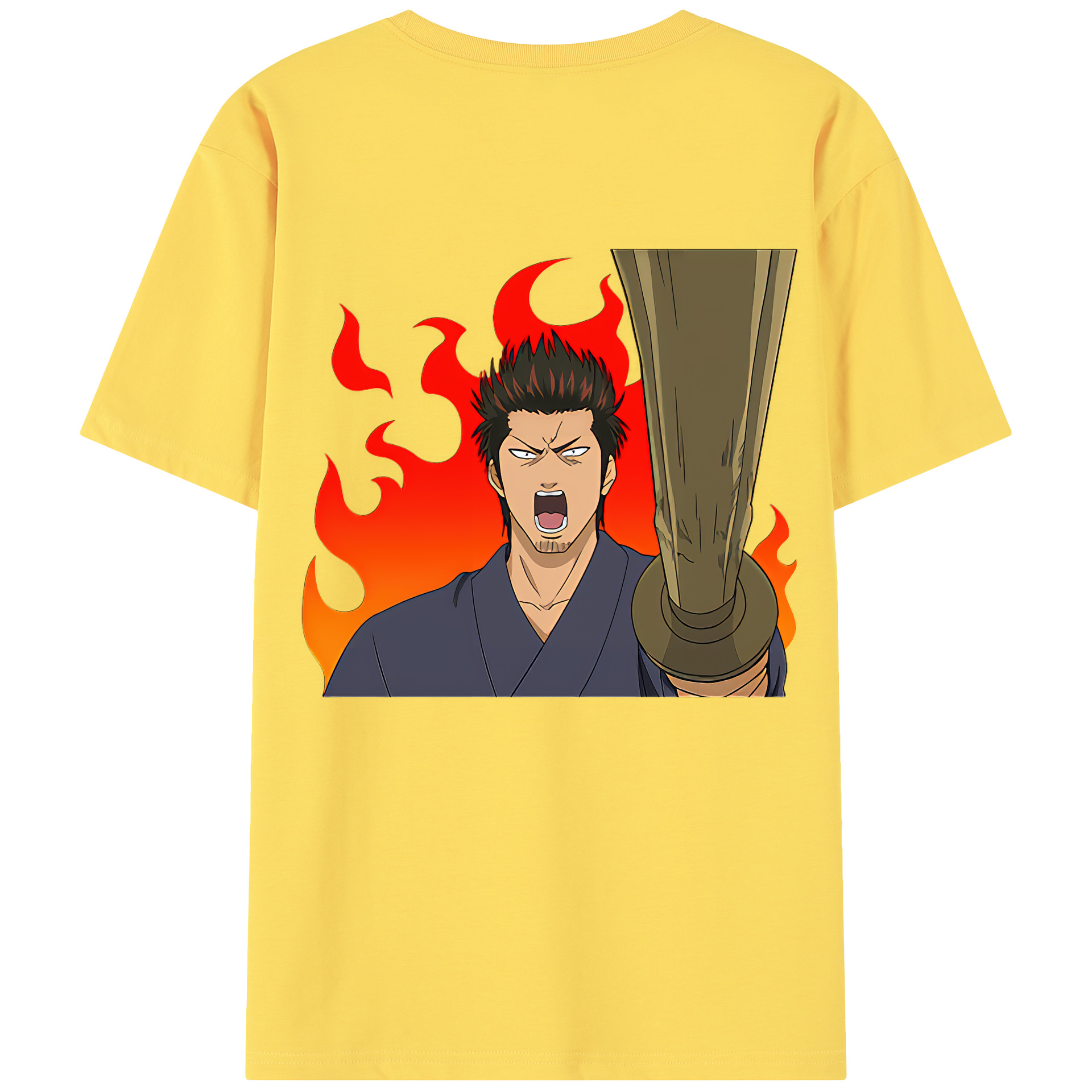 （画像用） ぎんたま 坂田銀時（さかたぎんとき） 神楽 志村新八（しむら しんぱち） GINTAMA Sakata Gintoki Kagura Shimura Shinpachi 綿100％半袖Tシャツ（背面プリント）