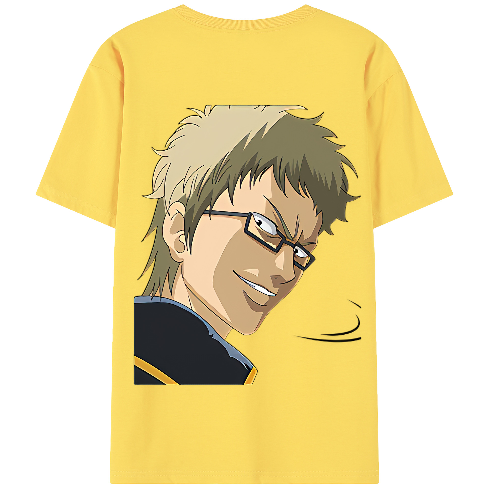 （画像用） ぎんたま 坂田銀時（さかたぎんとき） 神楽 志村新八（しむら しんぱち） GINTAMA Sakata Gintoki Kagura Shimura Shinpachi 綿100％半袖Tシャツ（背面プリント）