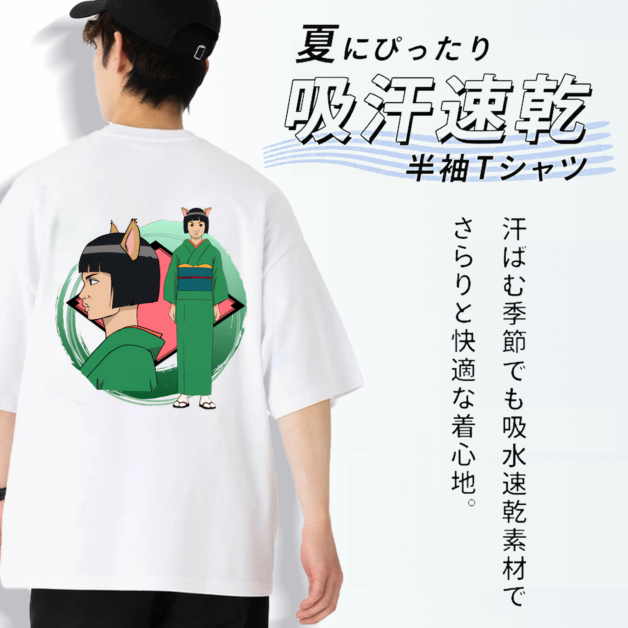 ぎんたま 坂田銀時（さかたぎんとき） 神楽 志村新八（しむら しんぱち） GINTAMA Sakata Gintoki Kagura Shimura Shinpachi 綿100％半袖Tシャツ（背面プリント）