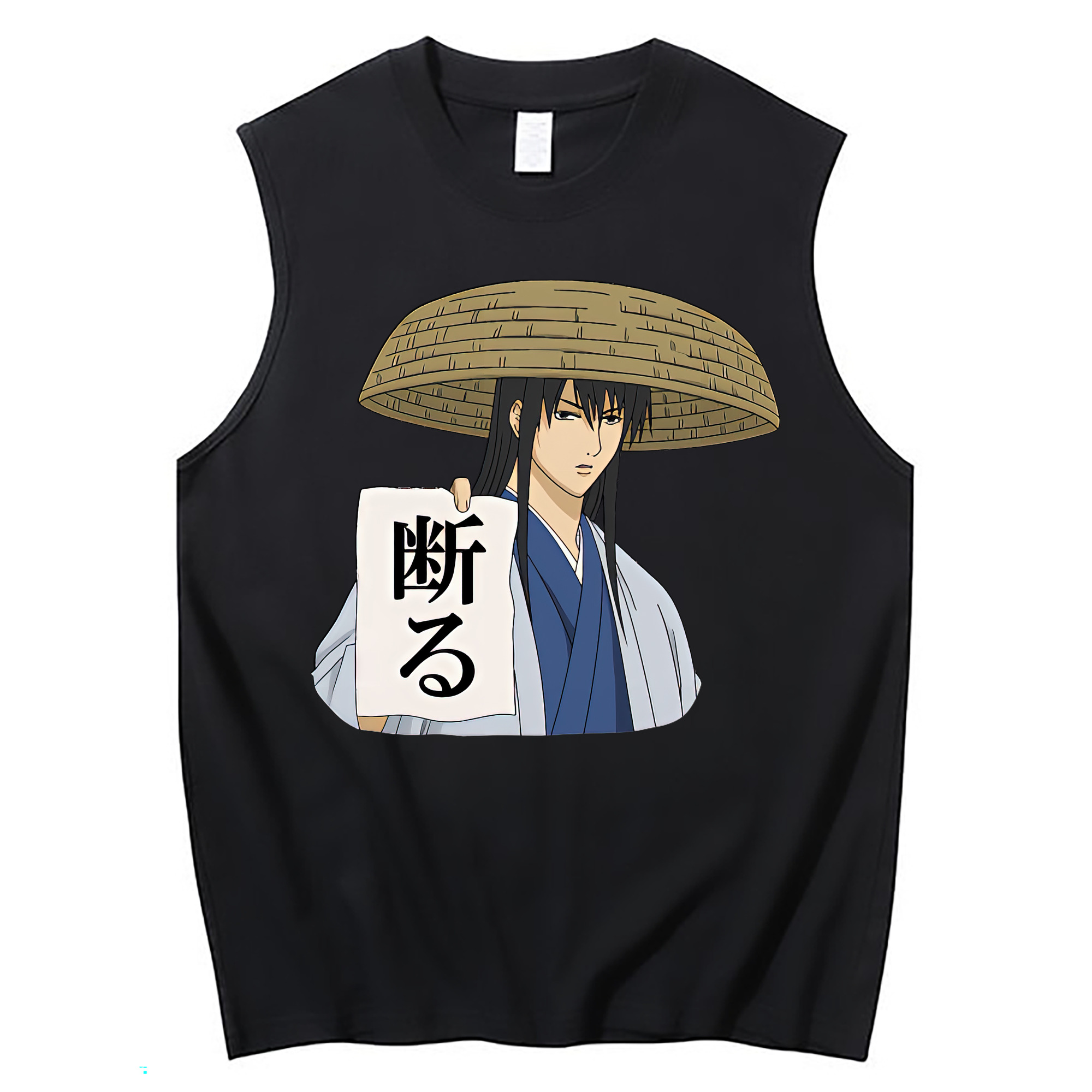 （画像用） ぎんたま 坂田銀時（さかたぎんとき） 神楽 志村新八（しむら しんぱち） GINTAMA Sakata Gintoki Kagura Shimura Shinpachi コットン100％タンクトップ（フロントプリント）