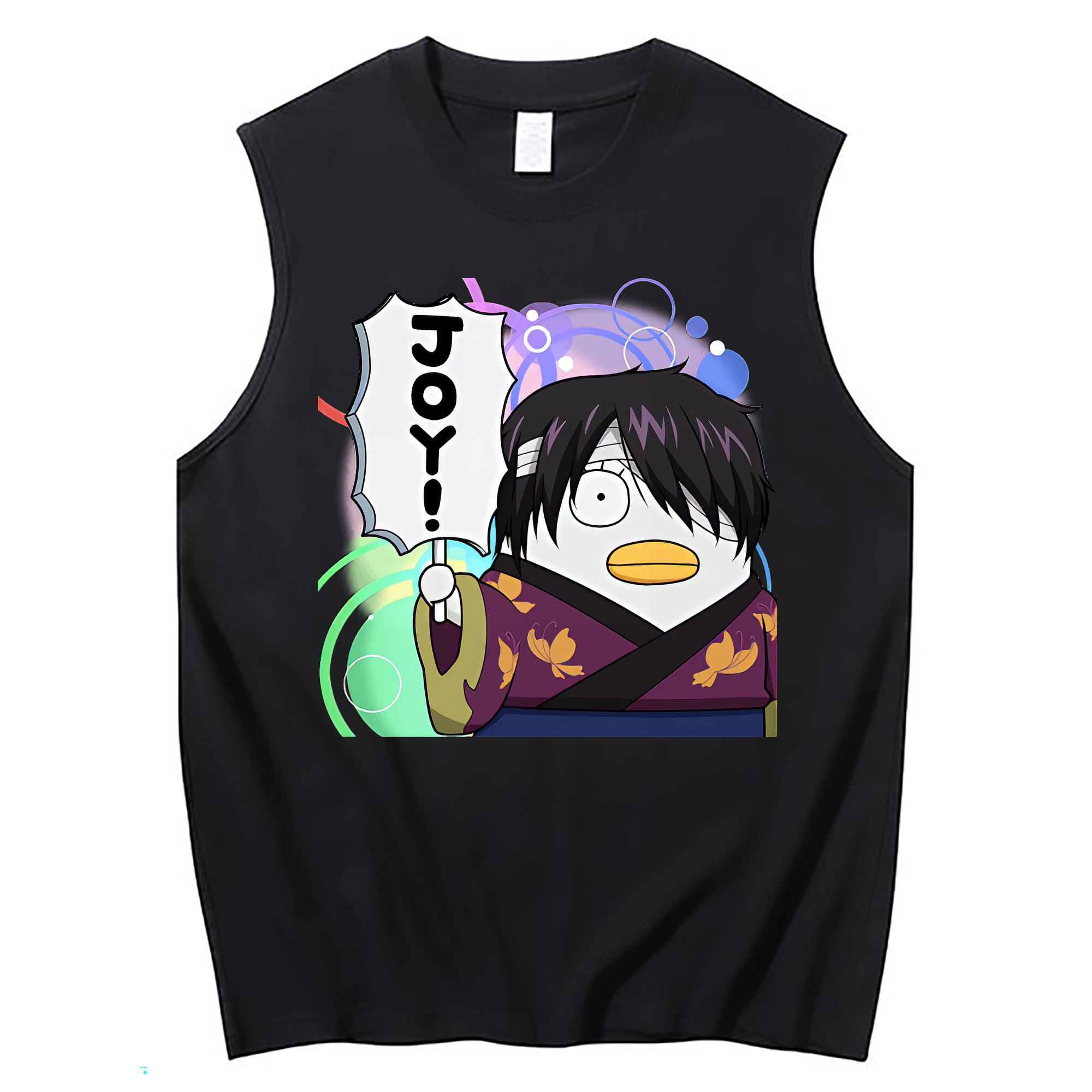 （画像用） ぎんたま 坂田銀時（さかたぎんとき） 神楽 志村新八（しむら しんぱち） GINTAMA Sakata Gintoki Kagura Shimura Shinpachi コットン100％タンクトップ（フロントプリント）