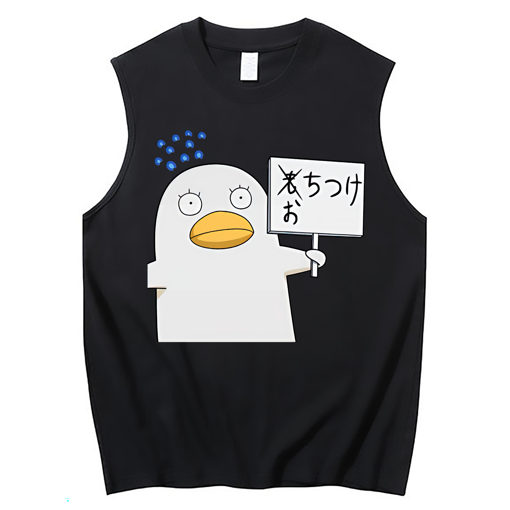（画像用） ぎんたま 坂田銀時（さかたぎんとき） 神楽 志村新八（しむら しんぱち） GINTAMA Sakata Gintoki Kagura Shimura Shinpachi コットン100％タンクトップ（フロントプリント）