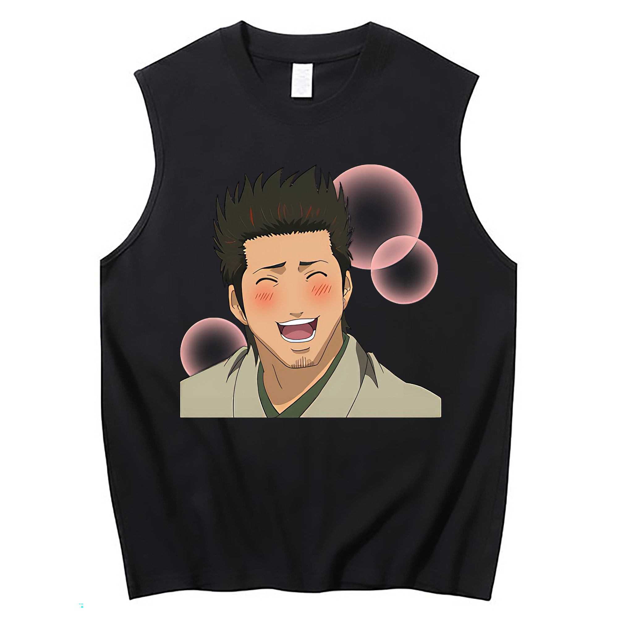 （画像用） ぎんたま 坂田銀時（さかたぎんとき） 神楽 志村新八（しむら しんぱち） GINTAMA Sakata Gintoki Kagura Shimura Shinpachi コットン100％タンクトップ（フロントプリント）