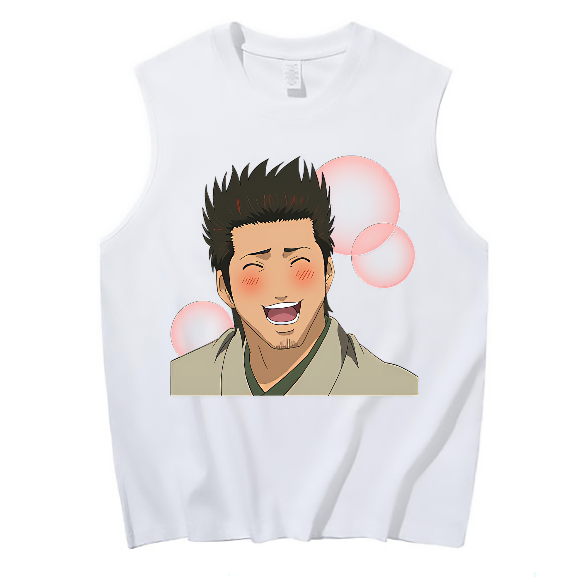 （画像用） ぎんたま 坂田銀時（さかたぎんとき） 神楽 志村新八（しむら しんぱち） GINTAMA Sakata Gintoki Kagura Shimura Shinpachi コットン100％タンクトップ（フロントプリント）