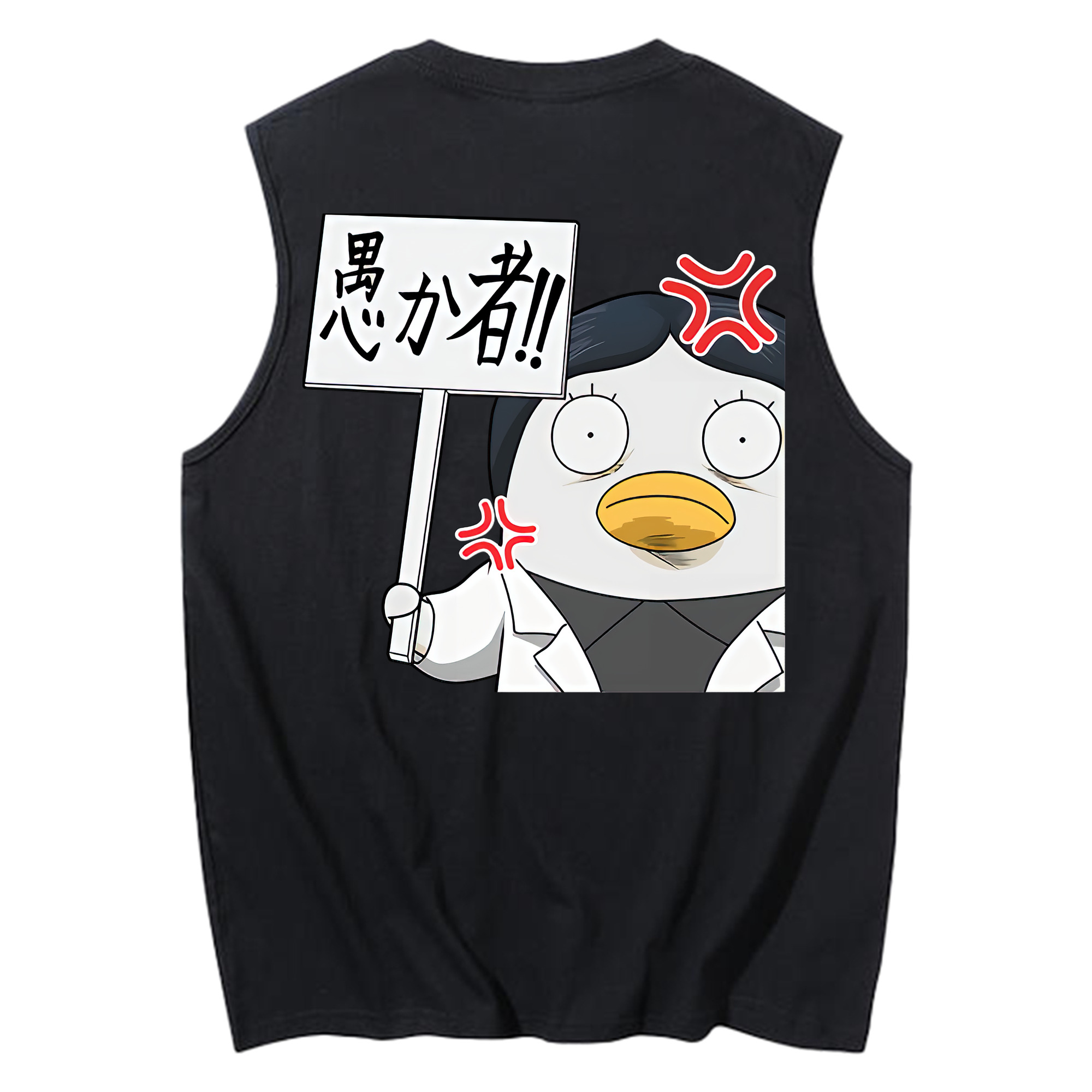（画像用） ぎんたま 坂田銀時（さかたぎんとき） 神楽 志村新八（しむら しんぱち） GINTAMA Sakata Gintoki Kagura Shimura Shinpachi コットン100％タンクトップ（背面プリント）