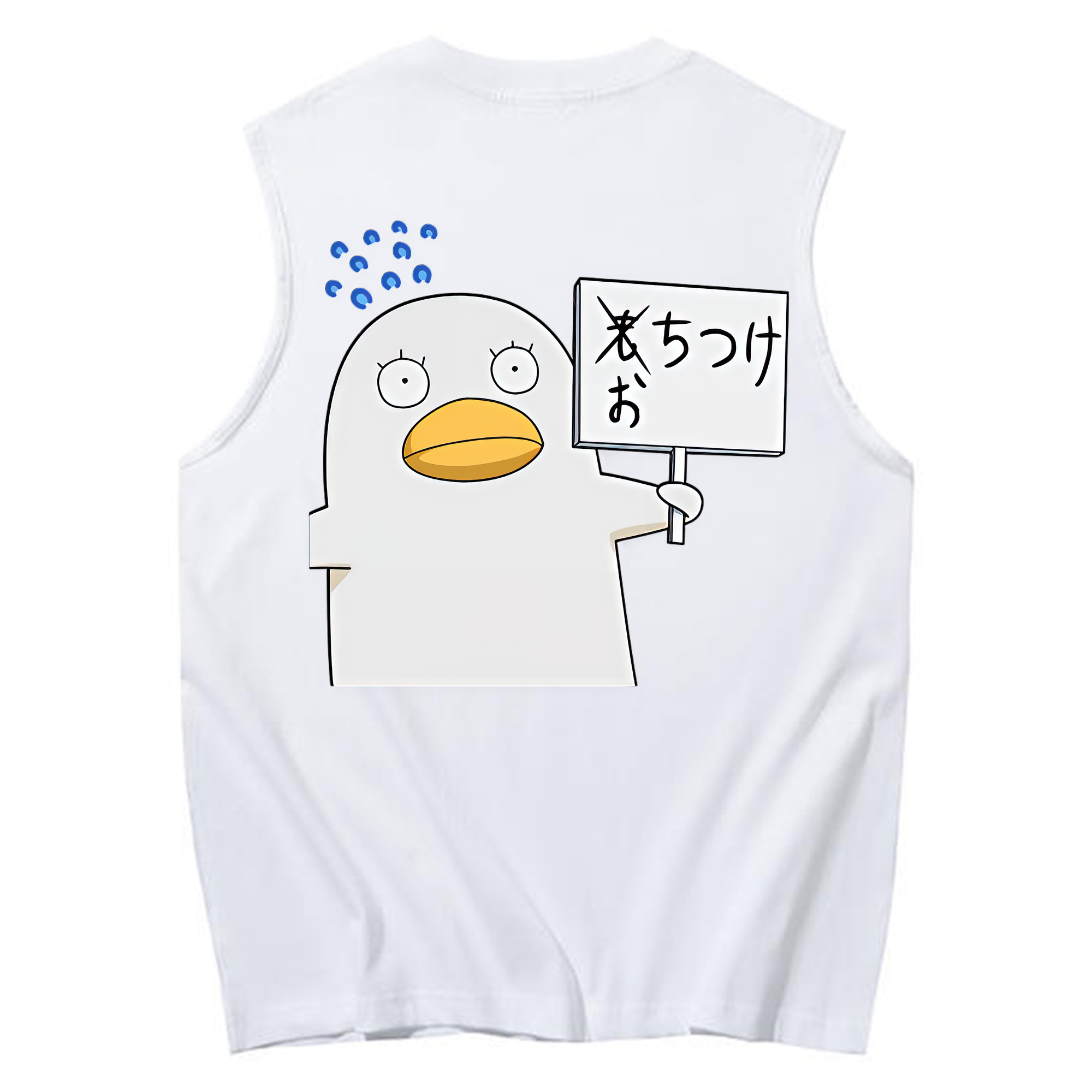 （画像用） ぎんたま 坂田銀時（さかたぎんとき） 神楽 志村新八（しむら しんぱち） GINTAMA Sakata Gintoki Kagura Shimura Shinpachi コットン100％タンクトップ（背面プリント）