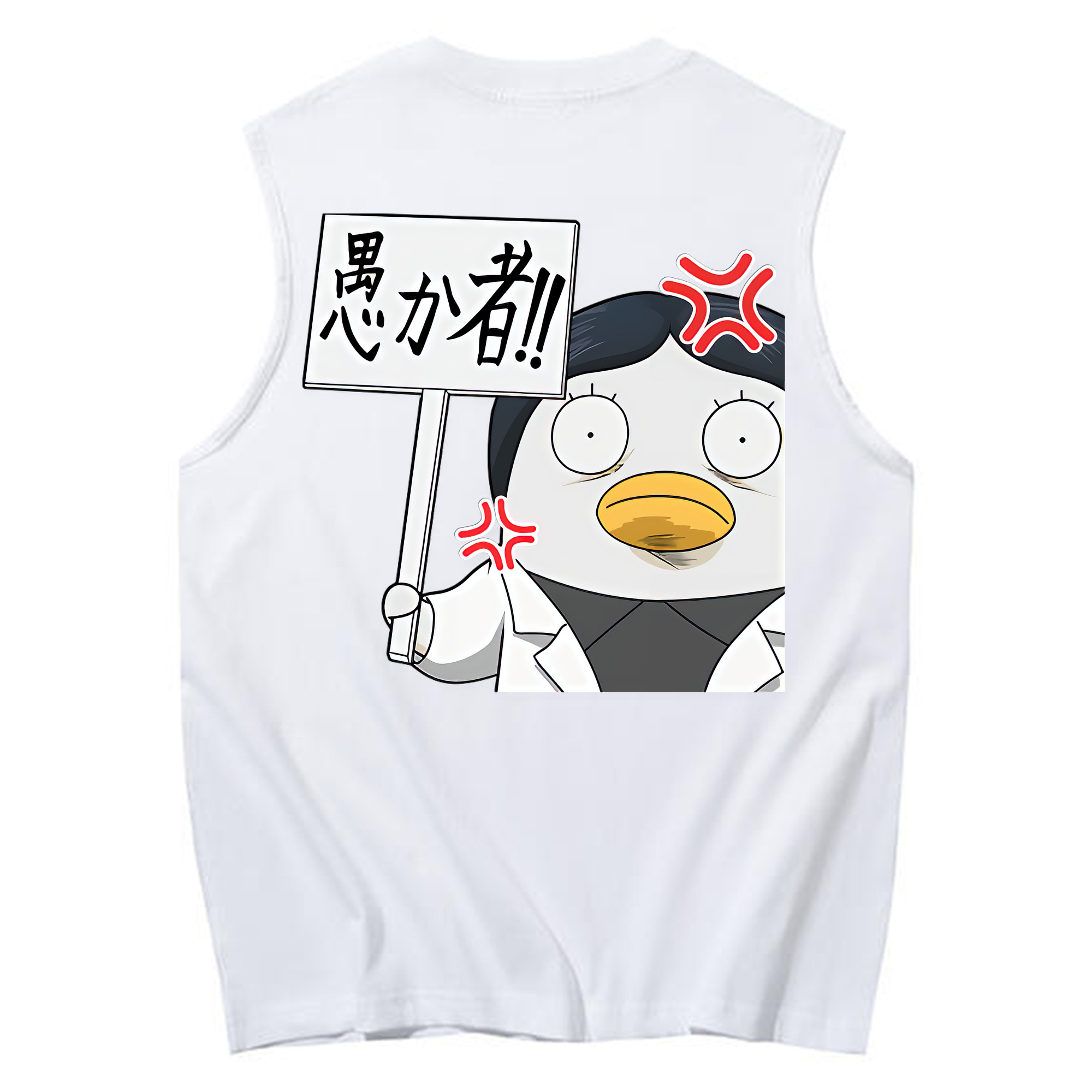 （画像用） ぎんたま 坂田銀時（さかたぎんとき） 神楽 志村新八（しむら しんぱち） GINTAMA Sakata Gintoki Kagura Shimura Shinpachi コットン100％タンクトップ（背面プリント）