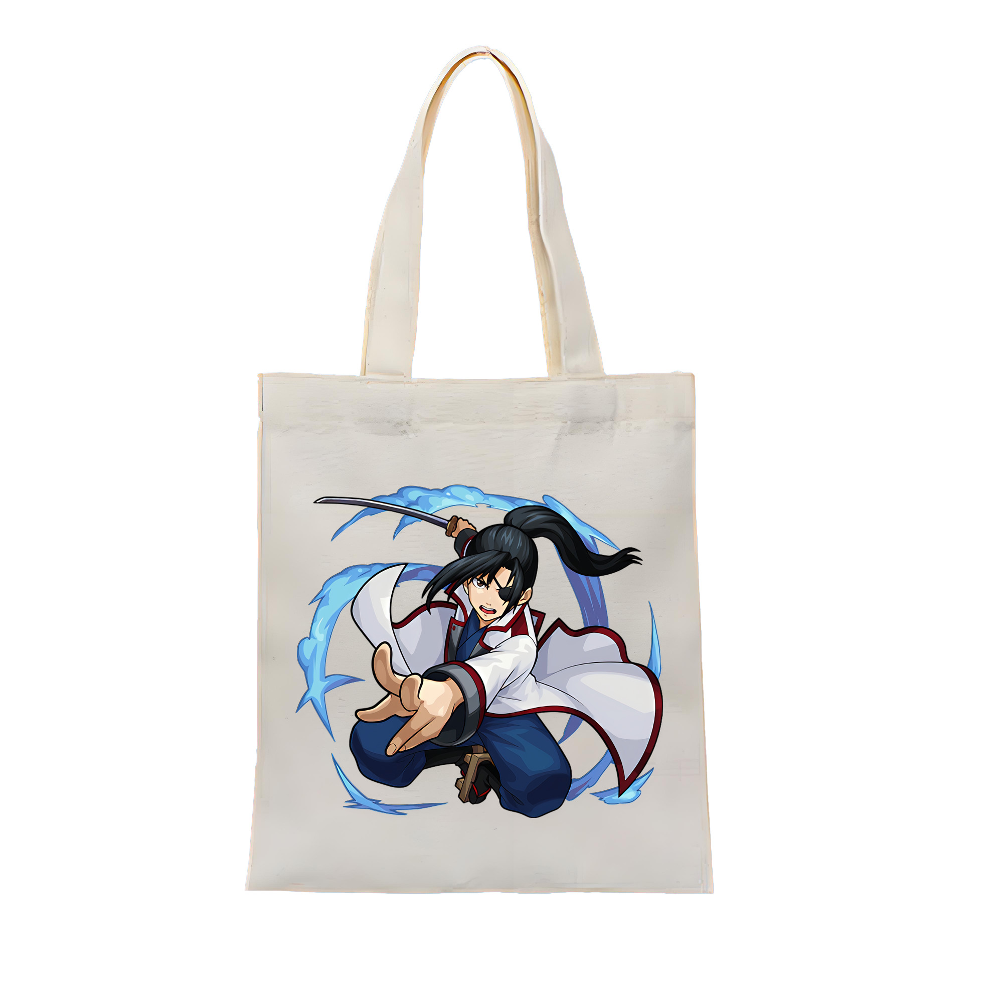 （画像用） ぎんたま 坂田銀時（さかたぎんとき） 神楽 志村新八（しむら しんぱち） GINTAMA Sakata Gintoki Kagura Shimura Shinpachi 縦型キャンバス生地手提げバッグ　トートバッグ