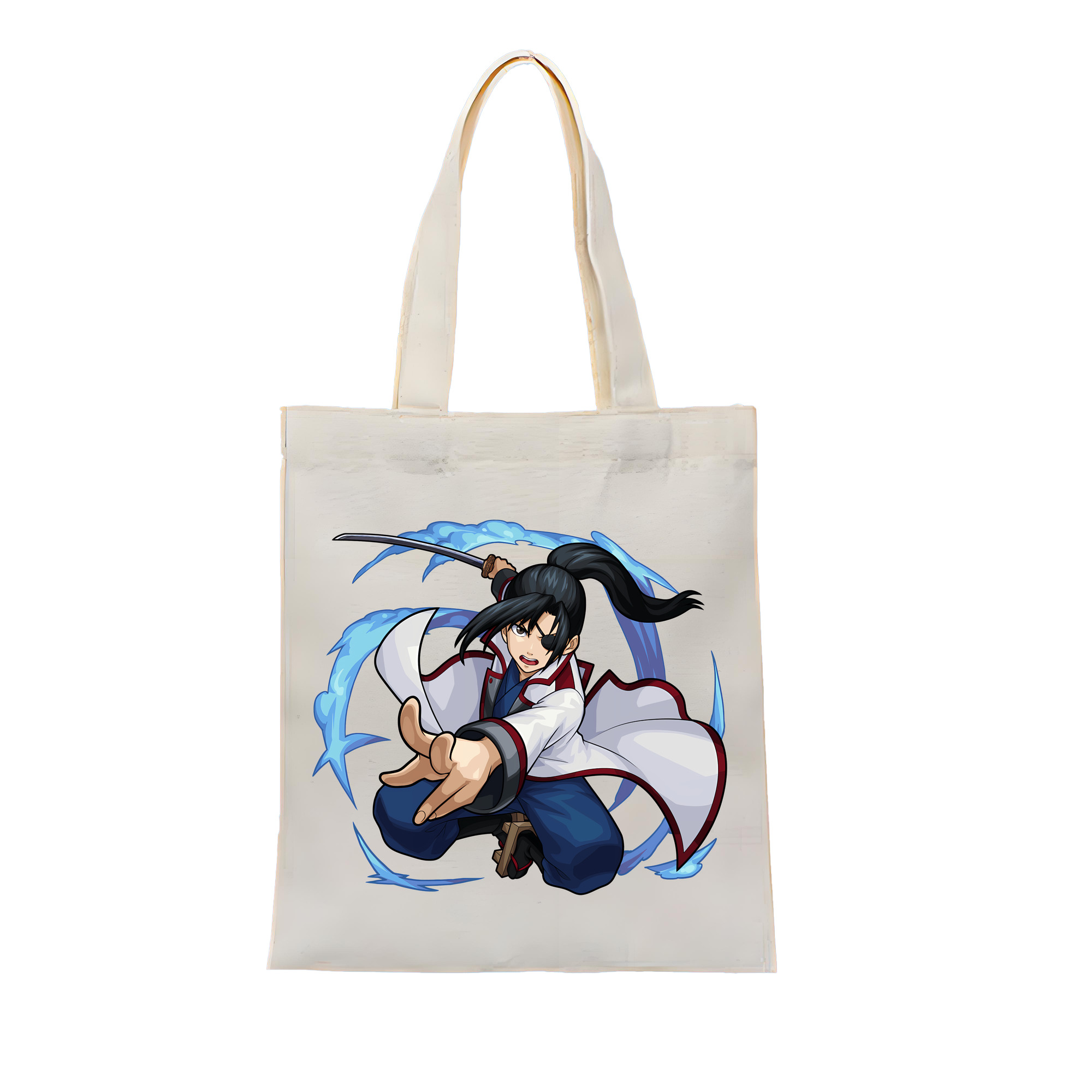 （画像用） ぎんたま 坂田銀時（さかたぎんとき） 神楽 志村新八（しむら しんぱち） GINTAMA Sakata Gintoki Kagura Shimura Shinpachi 縦型キャンバス生地手提げバッグ　トートバッグ