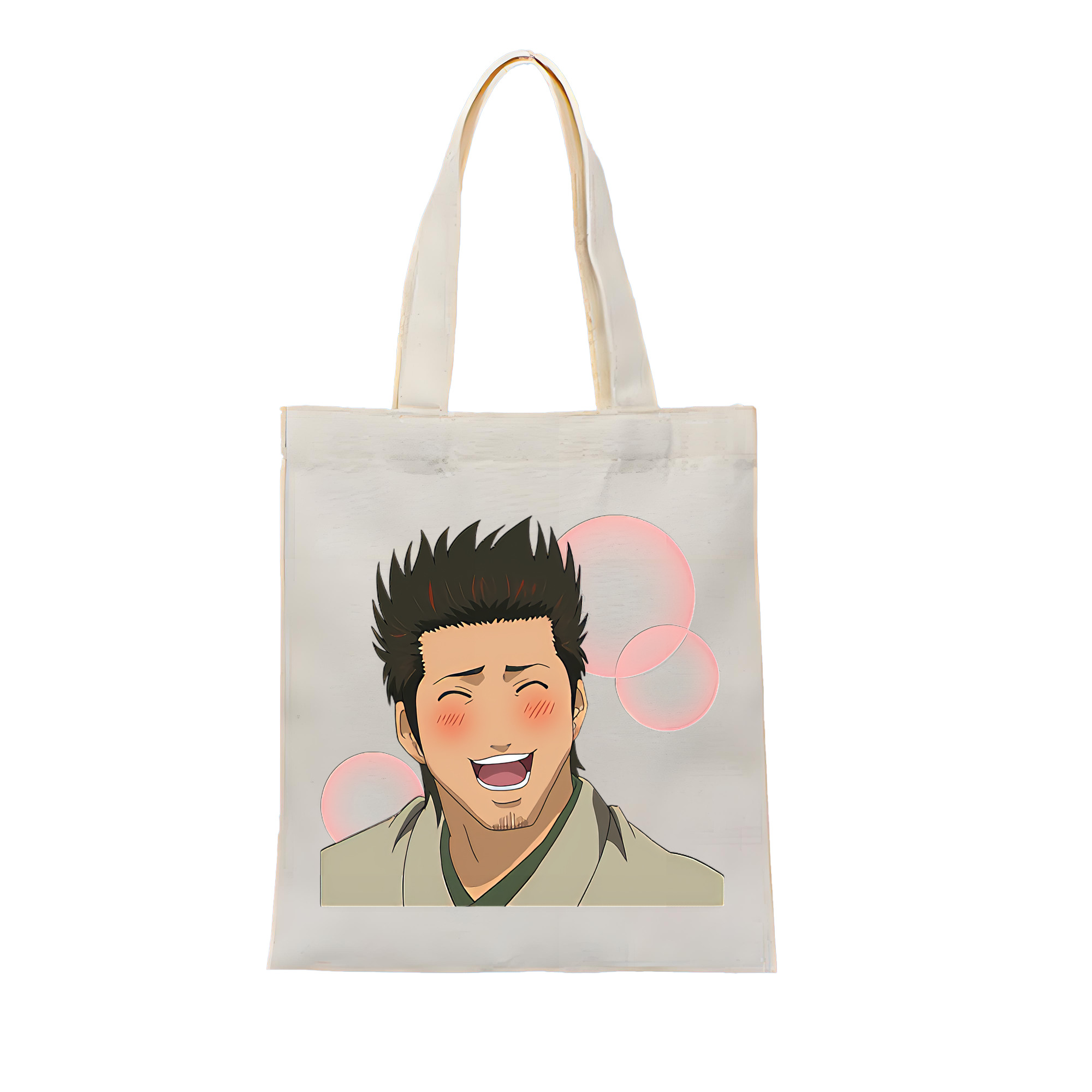 （画像用） ぎんたま 坂田銀時（さかたぎんとき） 神楽 志村新八（しむら しんぱち） GINTAMA Sakata Gintoki Kagura Shimura Shinpachi 縦型キャンバス生地手提げバッグ　トートバッグ