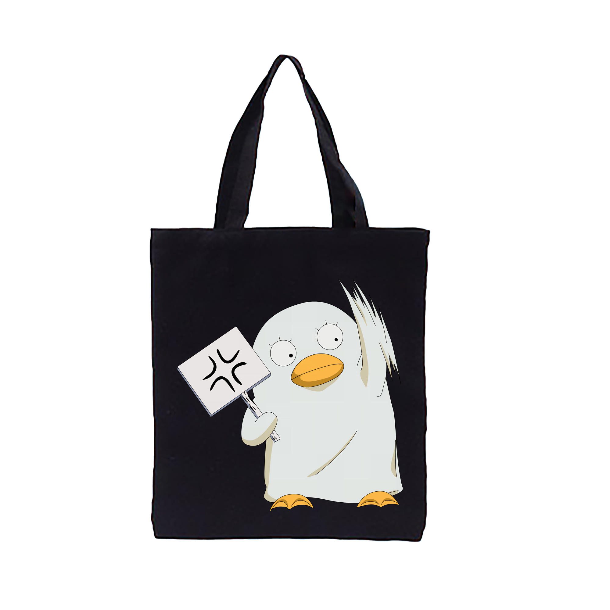 （画像用） ぎんたま 坂田銀時（さかたぎんとき） 神楽 志村新八（しむら しんぱち） GINTAMA Sakata Gintoki Kagura Shimura Shinpachi 縦型キャンバス生地手提げバッグ　トートバッグ