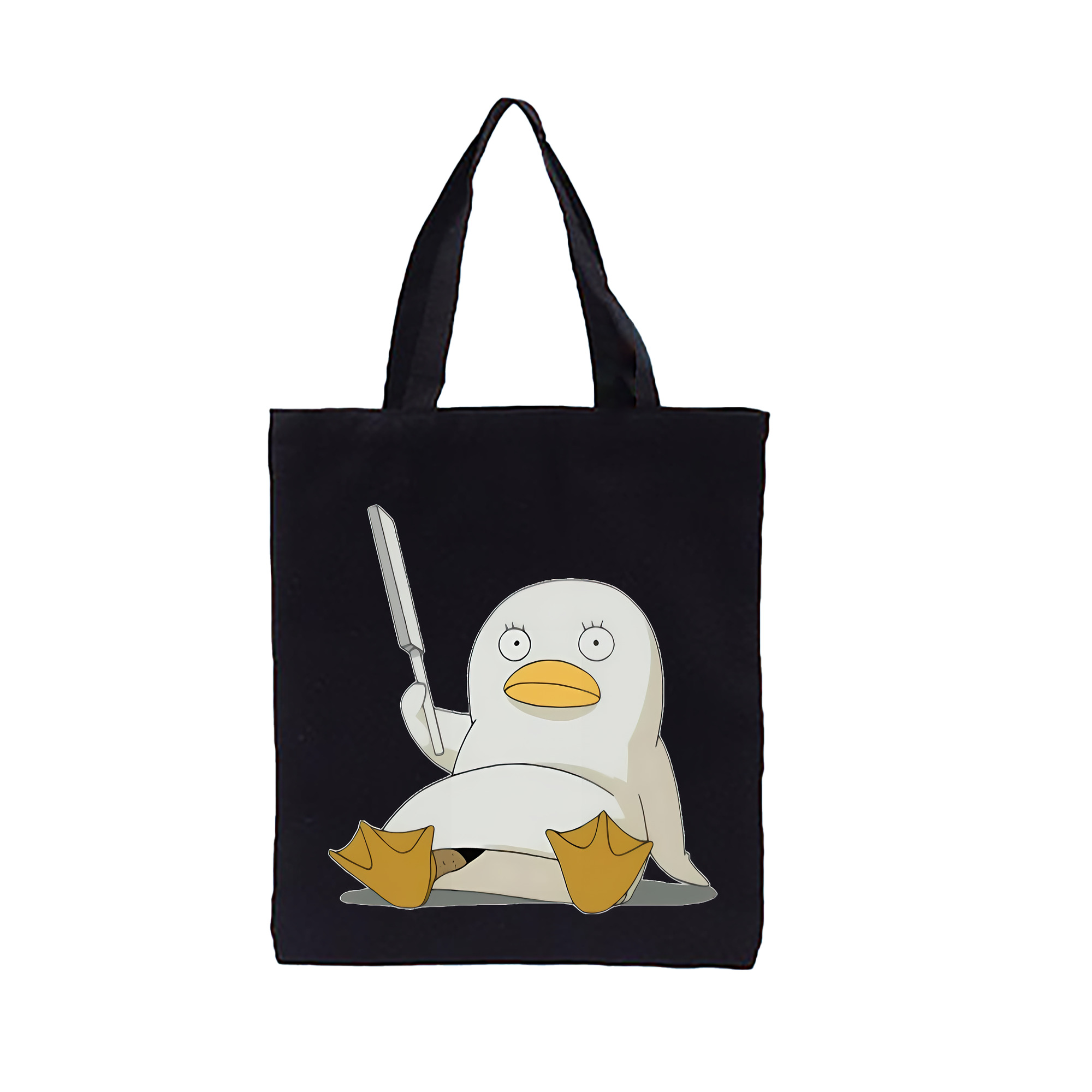 （画像用） ぎんたま 坂田銀時（さかたぎんとき） 神楽 志村新八（しむら しんぱち） GINTAMA Sakata Gintoki Kagura Shimura Shinpachi 縦型キャンバス生地手提げバッグ　トートバッグ