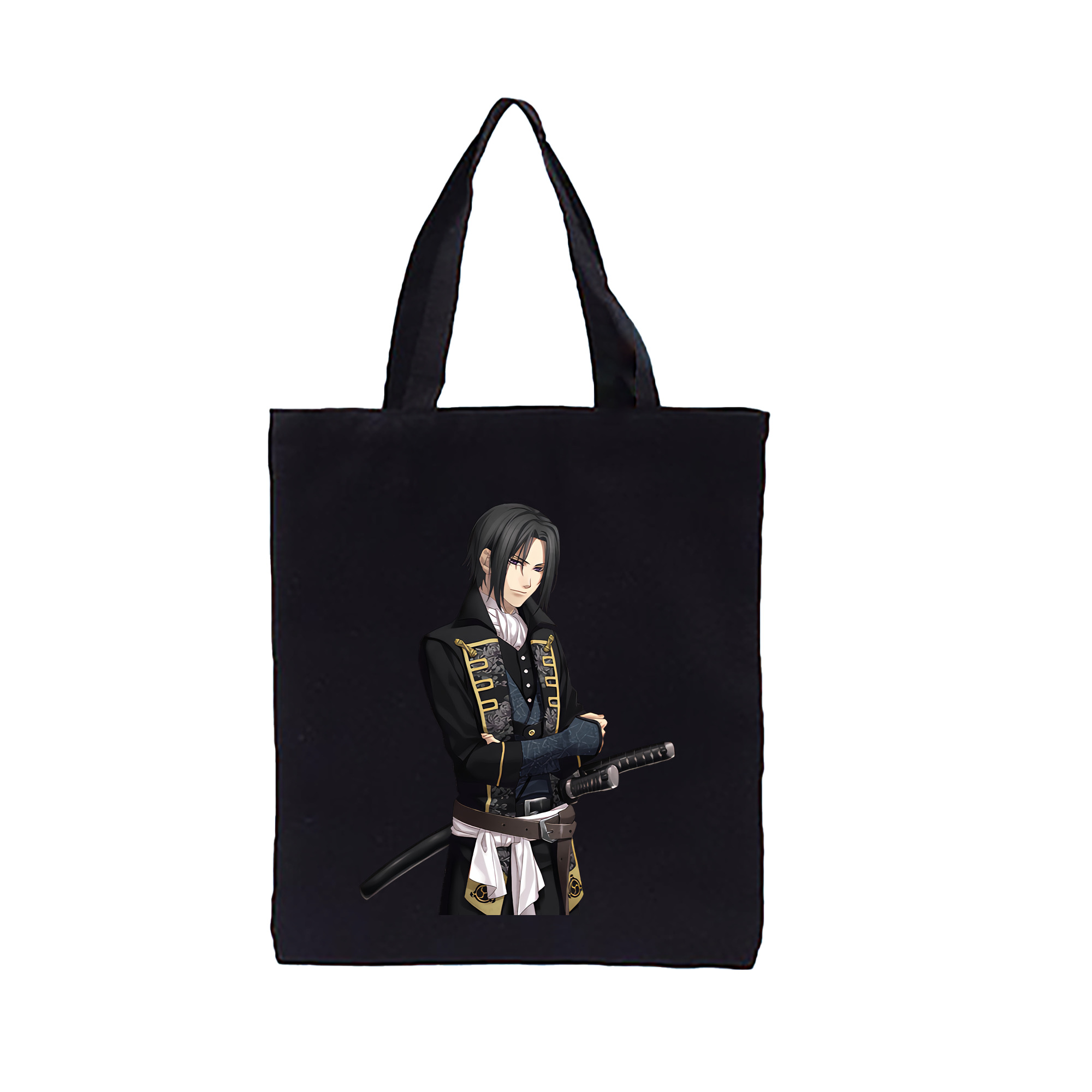 （画像用） ぎんたま 坂田銀時（さかたぎんとき） 神楽 志村新八（しむら しんぱち） GINTAMA Sakata Gintoki Kagura Shimura Shinpachi 縦型キャンバス生地手提げバッグ　トートバッグ