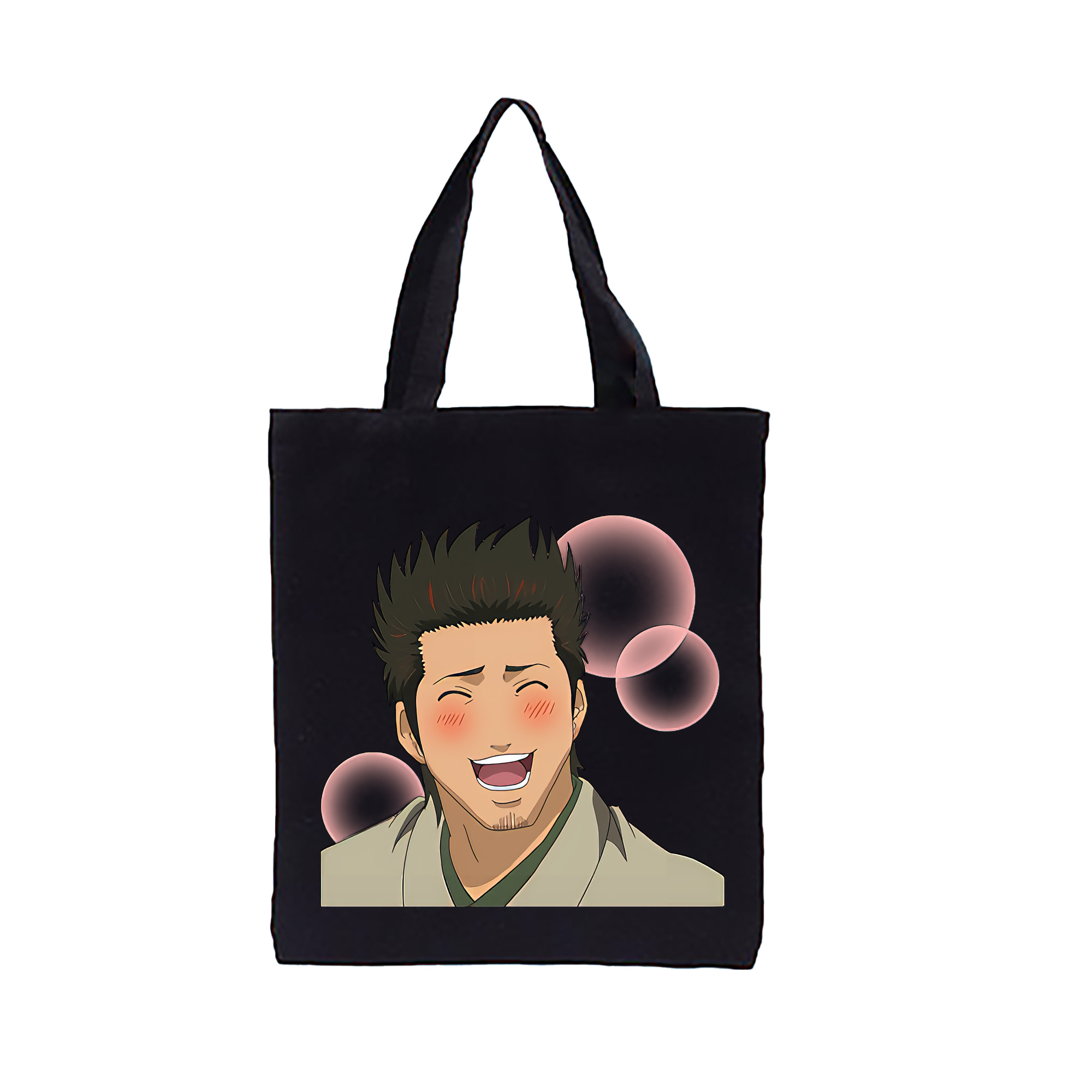 （画像用） ぎんたま 坂田銀時（さかたぎんとき） 神楽 志村新八（しむら しんぱち） GINTAMA Sakata Gintoki Kagura Shimura Shinpachi 縦型キャンバス生地手提げバッグ　トートバッグ