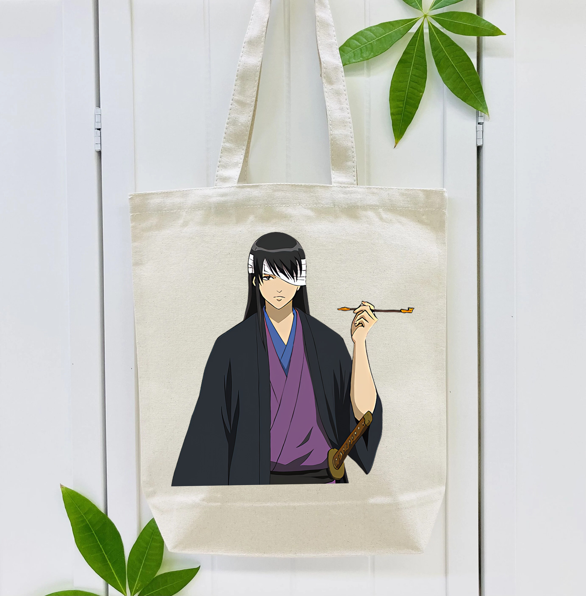 ぎんたま 坂田銀時（さかたぎんとき） 神楽 志村新八（しむら しんぱち） GINTAMA Sakata Gintoki Kagura Shimura Shinpachi 縦型キャンバス生地手提げバッグ　トートバッグ