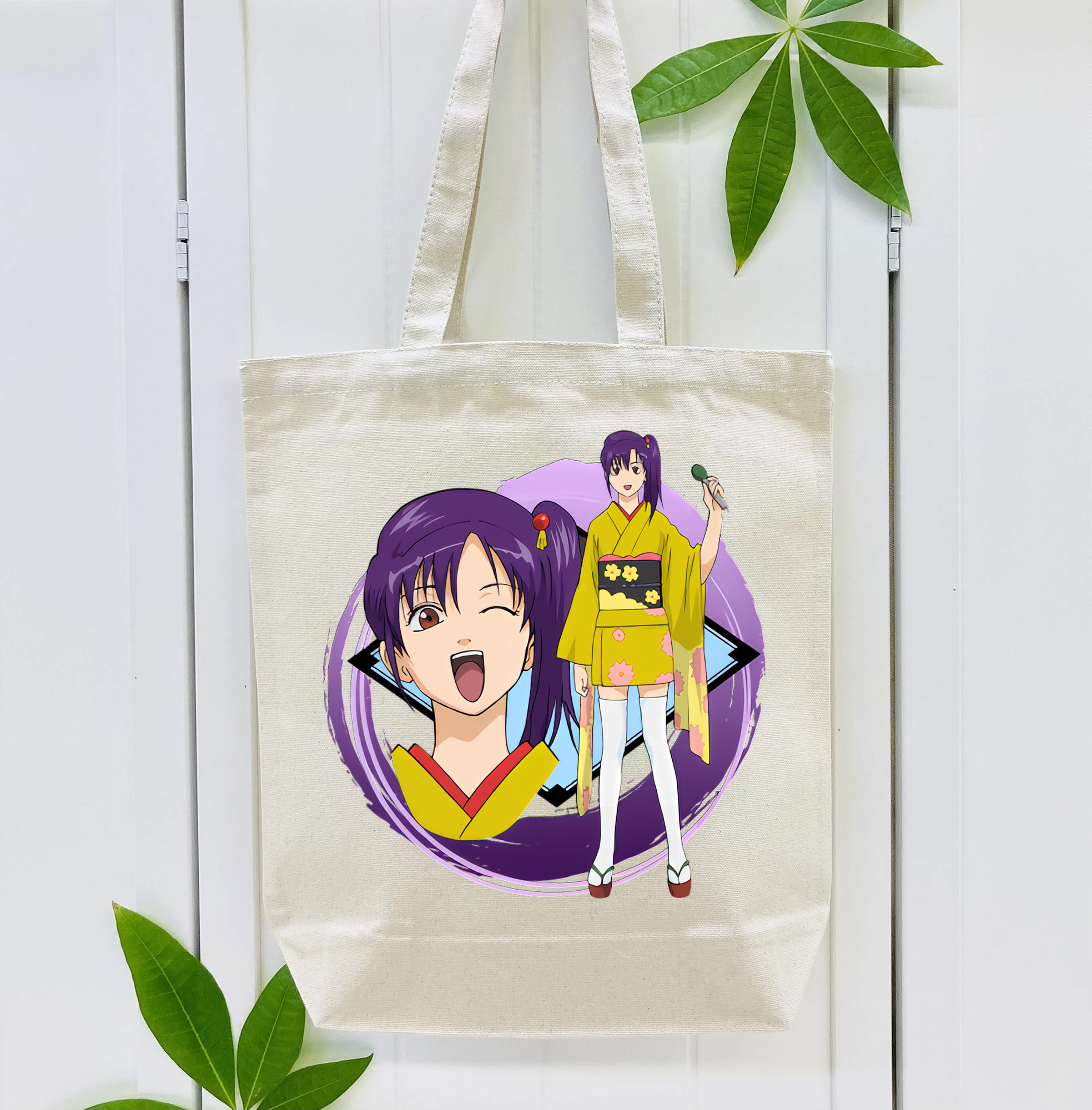ぎんたま 坂田銀時（さかたぎんとき） 神楽 志村新八（しむら しんぱち） GINTAMA Sakata Gintoki Kagura Shimura Shinpachi 縦型キャンバス生地手提げバッグ　トートバッグ