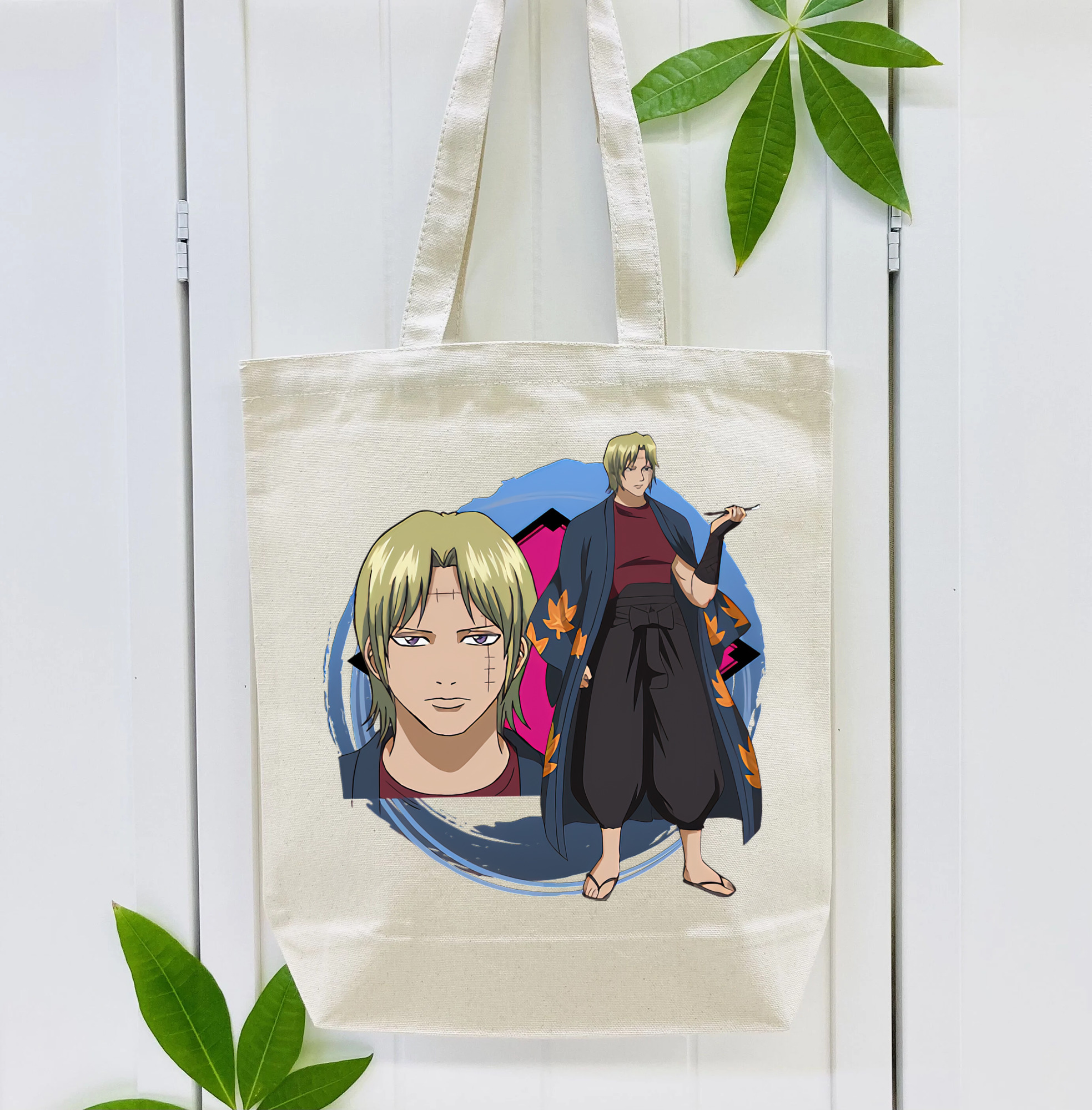 ぎんたま 坂田銀時（さかたぎんとき） 神楽 志村新八（しむら しんぱち） GINTAMA Sakata Gintoki Kagura Shimura Shinpachi 縦型キャンバス生地手提げバッグ　トートバッグ