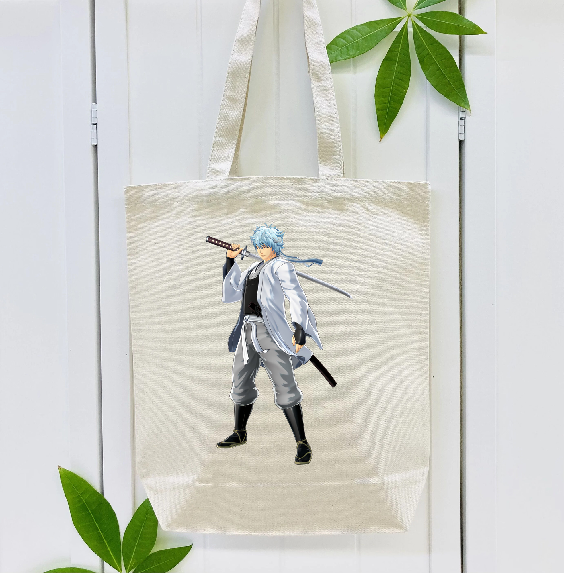 ぎんたま 坂田銀時（さかたぎんとき） 神楽 志村新八（しむら しんぱち） GINTAMA Sakata Gintoki Kagura Shimura Shinpachi 縦型キャンバス生地手提げバッグ　トートバッグ