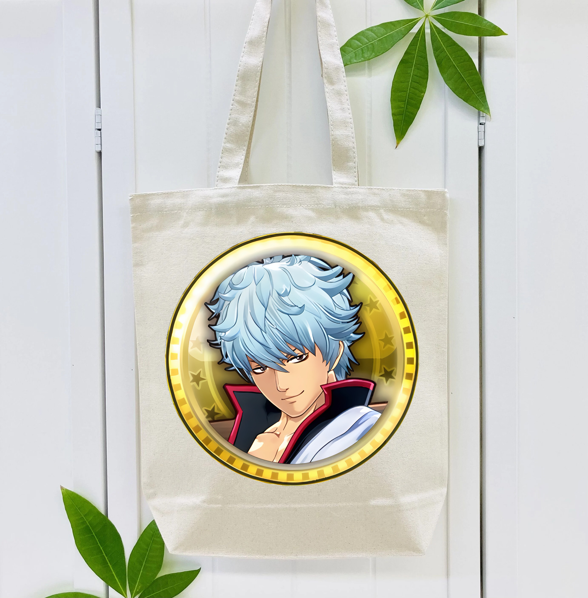 ぎんたま 坂田銀時（さかたぎんとき） 神楽 志村新八（しむら しんぱち） GINTAMA Sakata Gintoki Kagura Shimura Shinpachi 縦型キャンバス生地手提げバッグ　トートバッグ