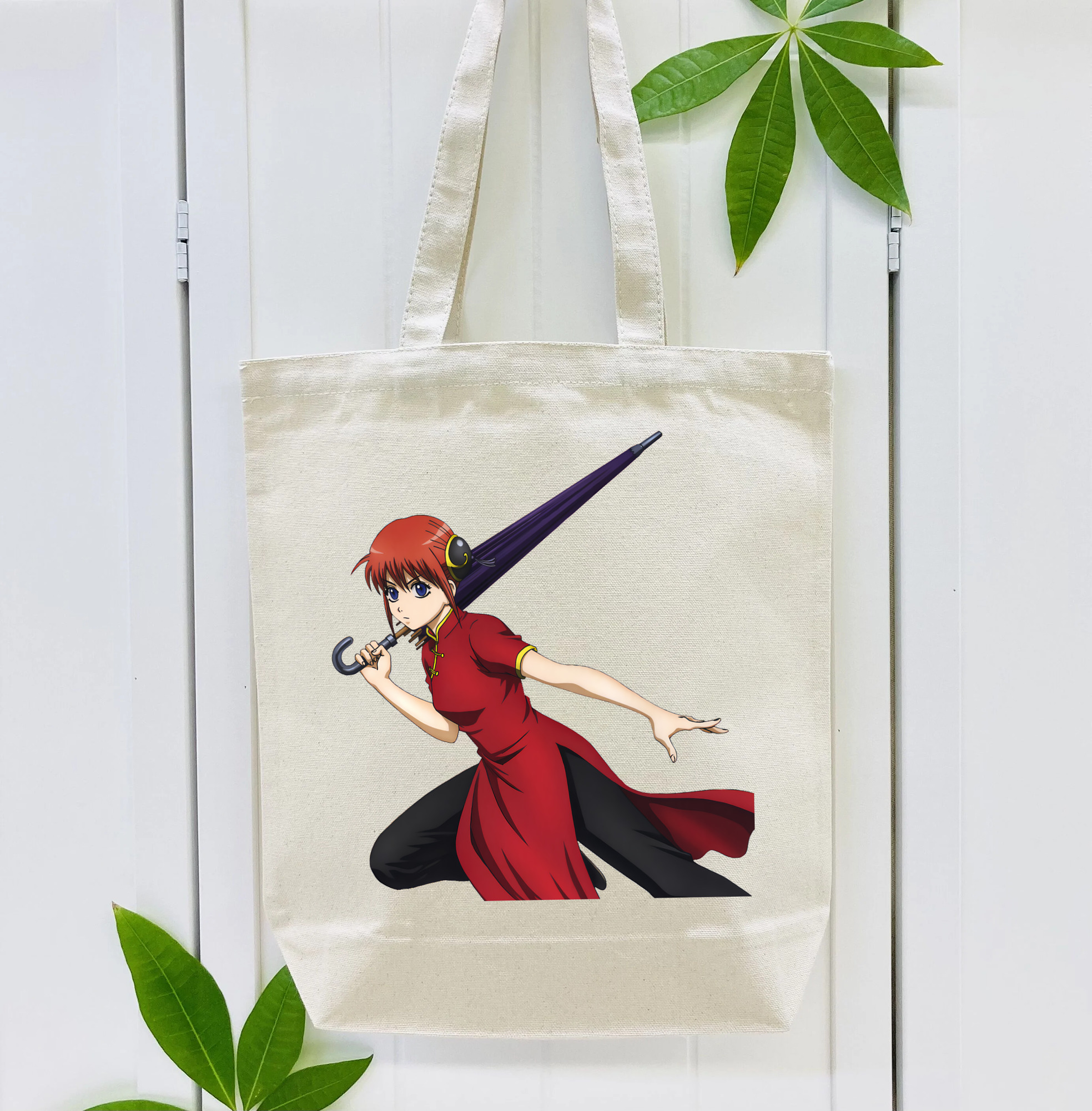 ぎんたま 坂田銀時（さかたぎんとき） 神楽 志村新八（しむら しんぱち） GINTAMA Sakata Gintoki Kagura Shimura Shinpachi 縦型キャンバス生地手提げバッグ　トートバッグ